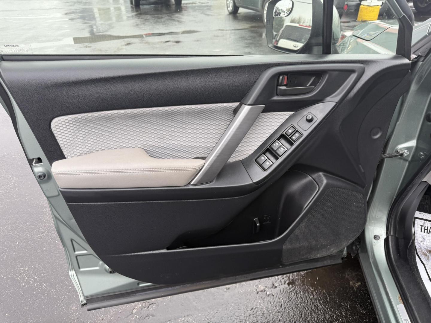 2017 Green /Gray Subaru Forester 2.5i Premium PZEV CVT (JF2SJAEC3HH) with an 2.5L H4 DOHC 16V engine, Automatic transmission, located at 547 E. Main St., Orwell, OH, 44076, (440) 437-5893, 41.535435, -80.847855 - Photo#11