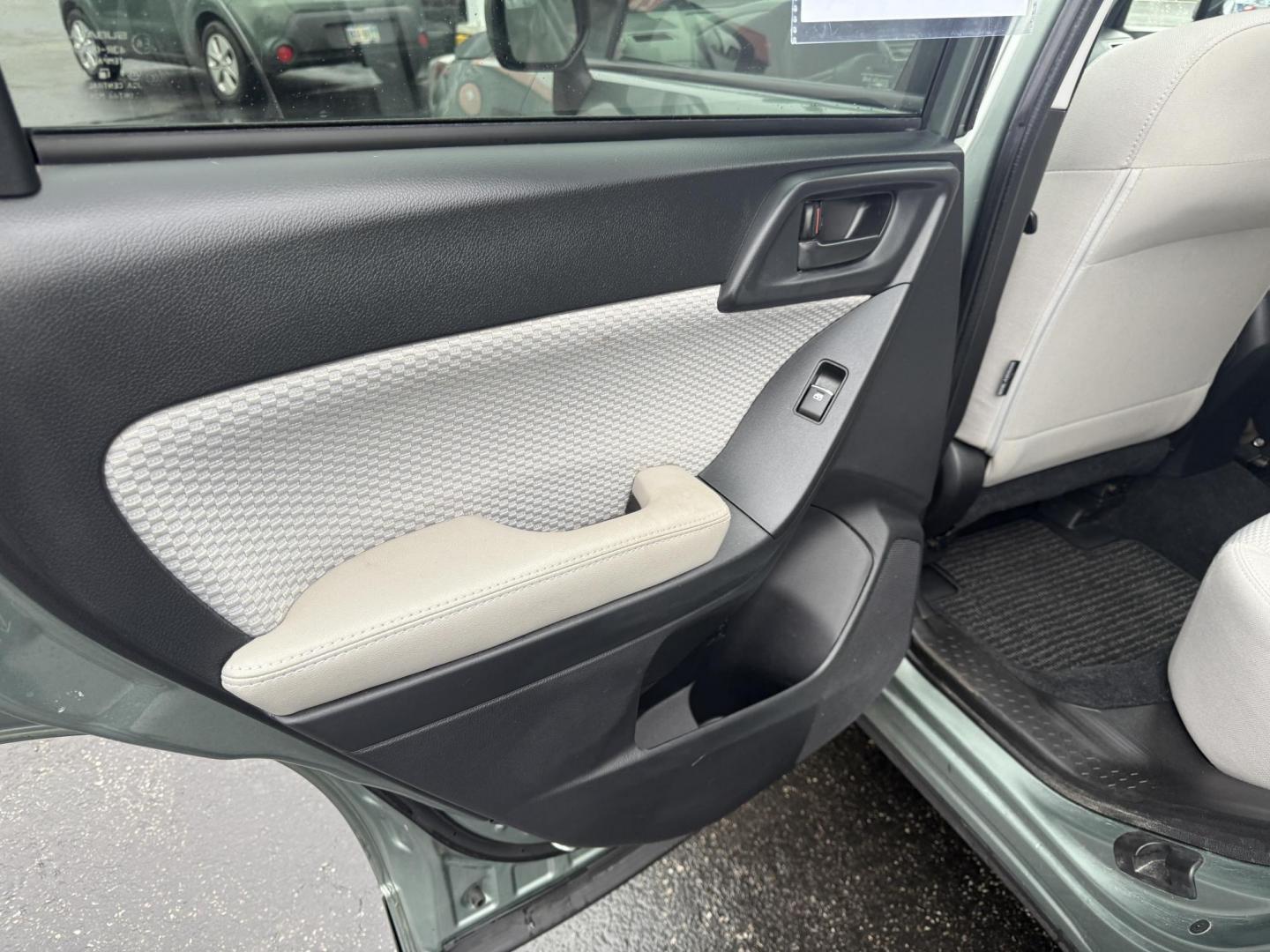 2017 Green /Gray Subaru Forester 2.5i Premium PZEV CVT (JF2SJAEC3HH) with an 2.5L H4 DOHC 16V engine, Automatic transmission, located at 547 E. Main St., Orwell, OH, 44076, (440) 437-5893, 41.535435, -80.847855 - Photo#27
