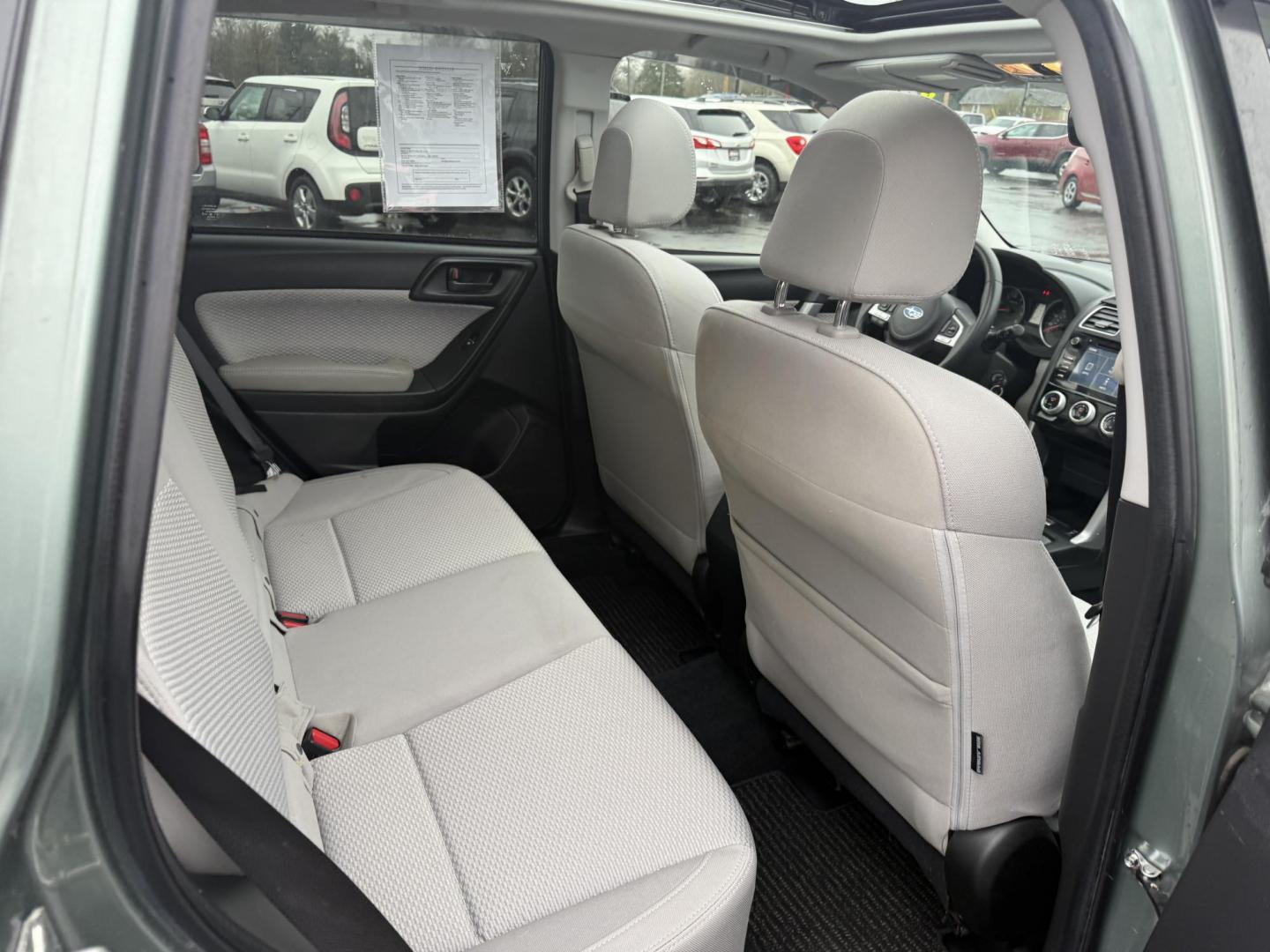 2017 Green /Gray Subaru Forester 2.5i Premium PZEV CVT (JF2SJAEC3HH) with an 2.5L H4 DOHC 16V engine, Automatic transmission, located at 547 E. Main St., Orwell, OH, 44076, (440) 437-5893, 41.535435, -80.847855 - Photo#30