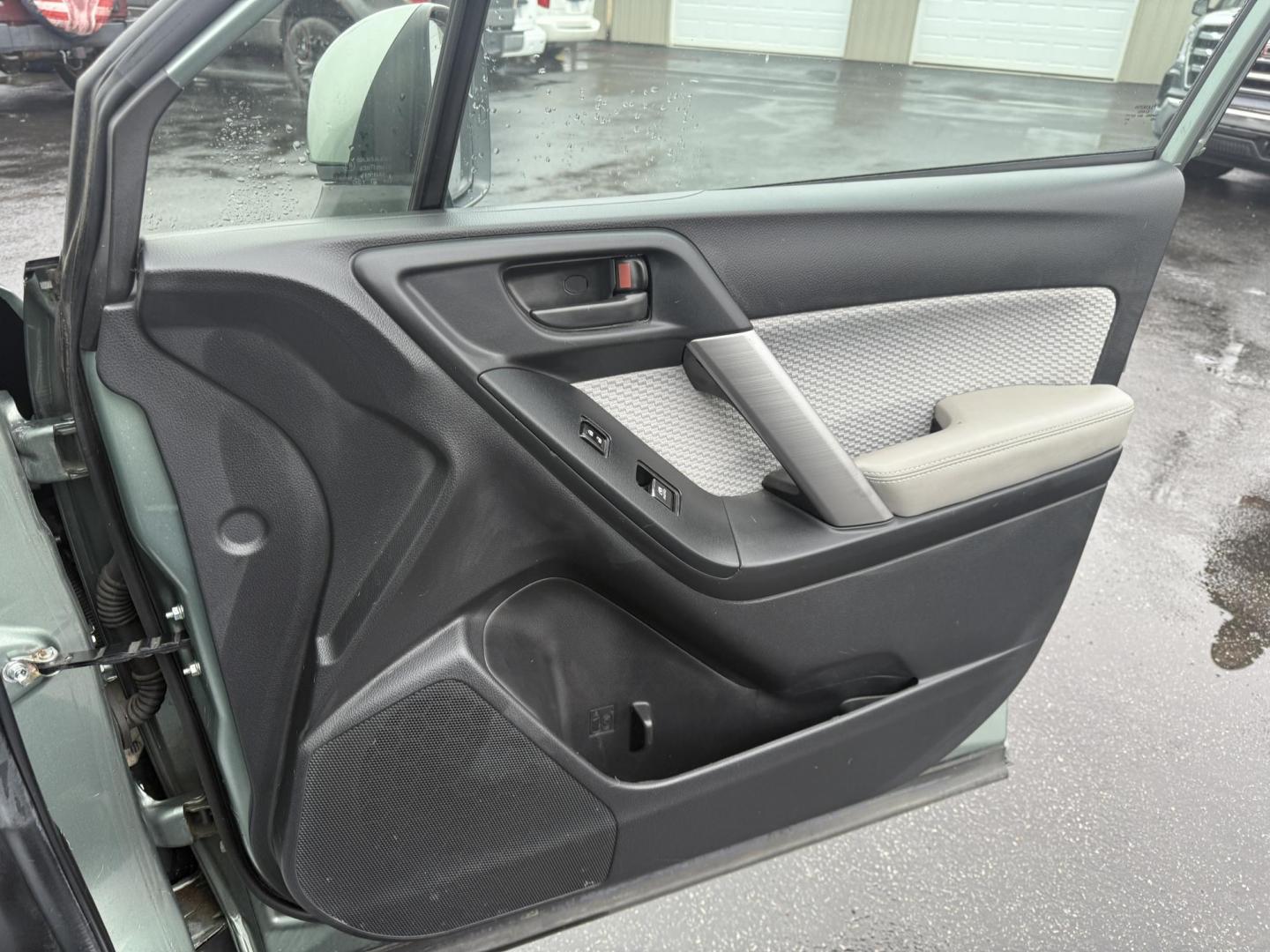 2017 Green /Gray Subaru Forester 2.5i Premium PZEV CVT (JF2SJAEC3HH) with an 2.5L H4 DOHC 16V engine, Automatic transmission, located at 547 E. Main St., Orwell, OH, 44076, (440) 437-5893, 41.535435, -80.847855 - Photo#34
