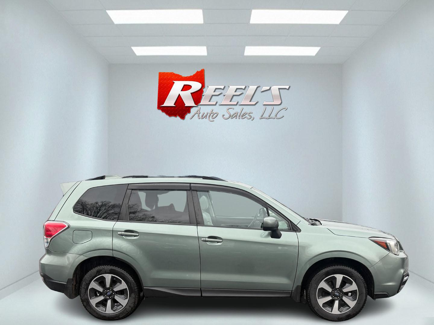 2017 Green /Gray Subaru Forester 2.5i Premium PZEV CVT (JF2SJAEC3HH) with an 2.5L H4 DOHC 16V engine, Automatic transmission, located at 547 E. Main St., Orwell, OH, 44076, (440) 437-5893, 41.535435, -80.847855 - Photo#6