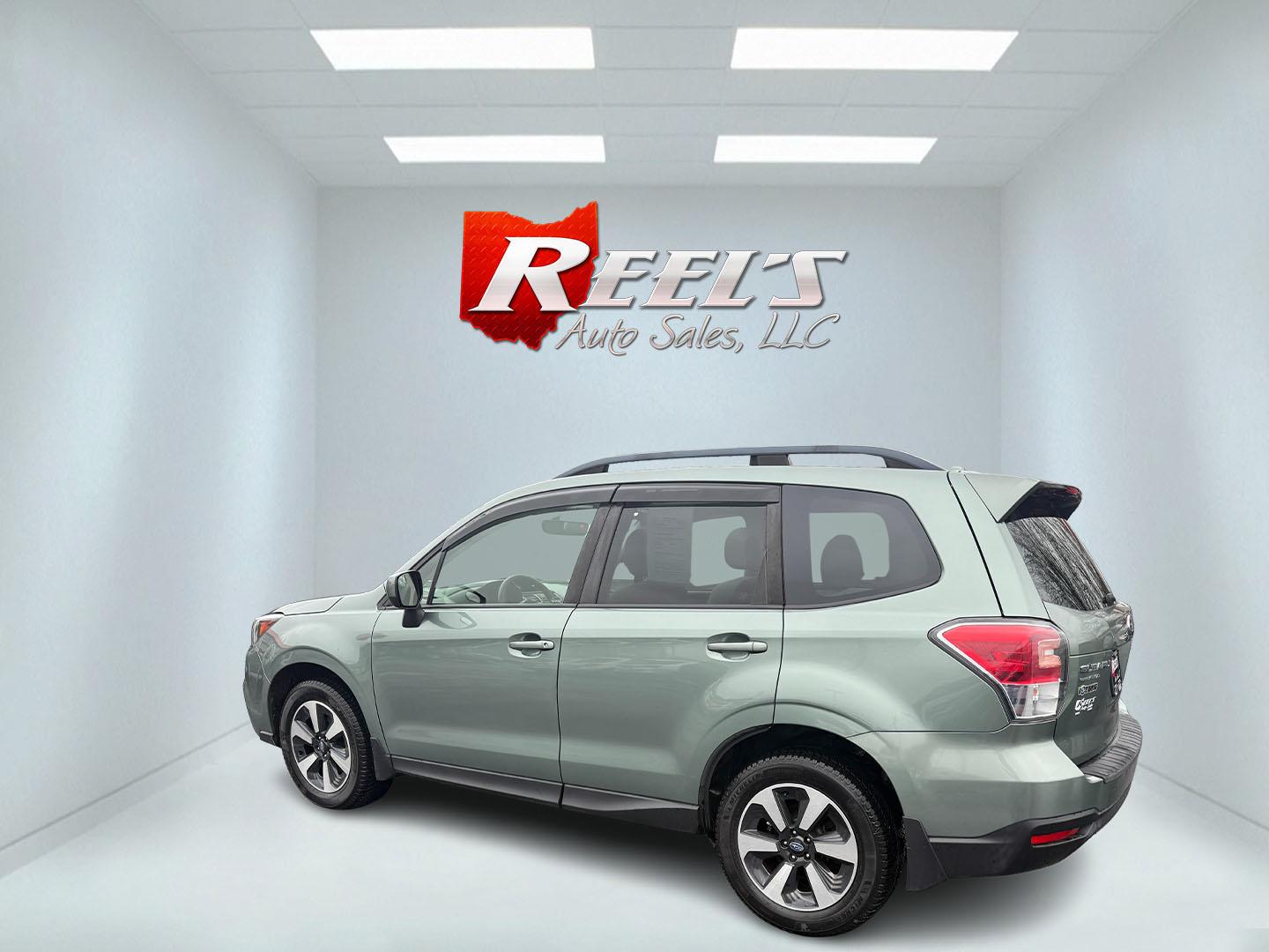 2017 Green /Gray Subaru Forester 2.5i Premium PZEV CVT (JF2SJAEC3HH) with an 2.5L H4 DOHC 16V engine, Automatic transmission, located at 547 E. Main St., Orwell, OH, 44076, (440) 437-5893, 41.535435, -80.847855 - Photo#35