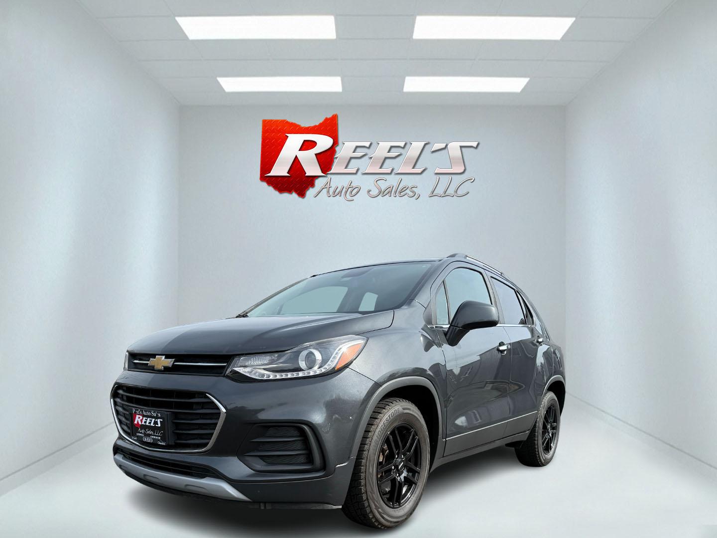 2017 Gray /Black Chevrolet Trax LT FWD (3GNCJLSB8HL) with an 1.4L I4 DOHC 16V Turbo engine, 6A transmission, located at 11115 Chardon Rd. , Chardon, OH, 44024, (440) 214-9705, 41.580246, -81.241943 - This One Owner 2017 Chevrolet Trax is a fuel efficient low miles SUV. Equipped with a 1.4-liter I4 turbocharged EcoTec engine and a 6-speed automatic transmission, providing a balance of efficiency and performance. Notable features include a power driver's seat, remote start for added convenience, a - Photo#0