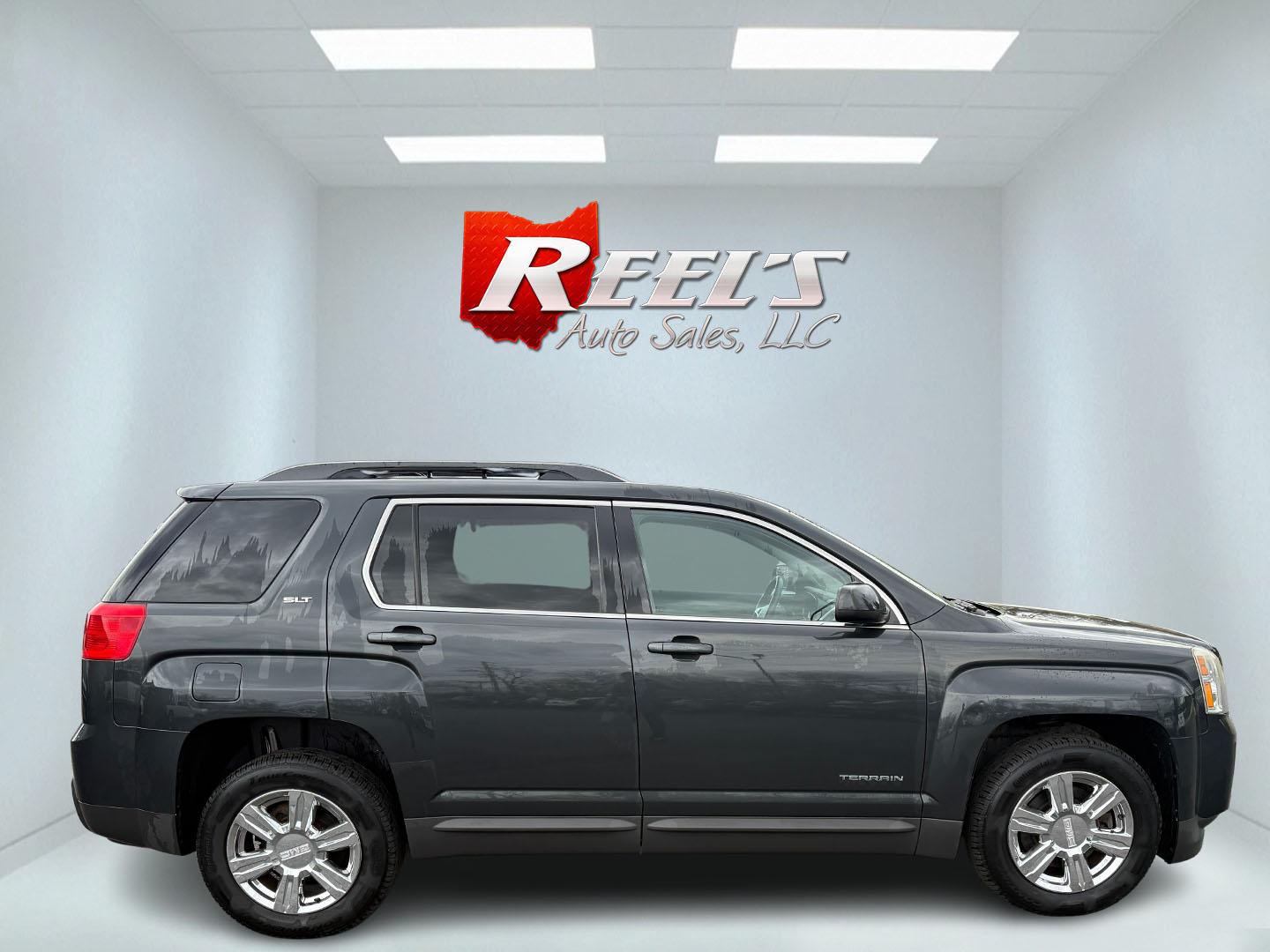 2014 Gray /Black GMC Terrain SLT1 AWD (2GKFLXEK8E6) with an 2.4L I4 DOHC 16V engine, 6-Speed Automatic transmission, located at 11115 Chardon Rd. , Chardon, OH, 44024, (440) 214-9705, 41.580246, -81.241943 - This 2014 GMC Terrain SLT-1 AWD is a compact SUV with tons of luxury features. It features a fuel-efficient 2.4-liter I4 EcoTec engine with a 6-speed automatic transmission, providing smooth handling and a respectable 28 MPG on the highway. Inside, it boasts a leather interior with heated front seat - Photo#10
