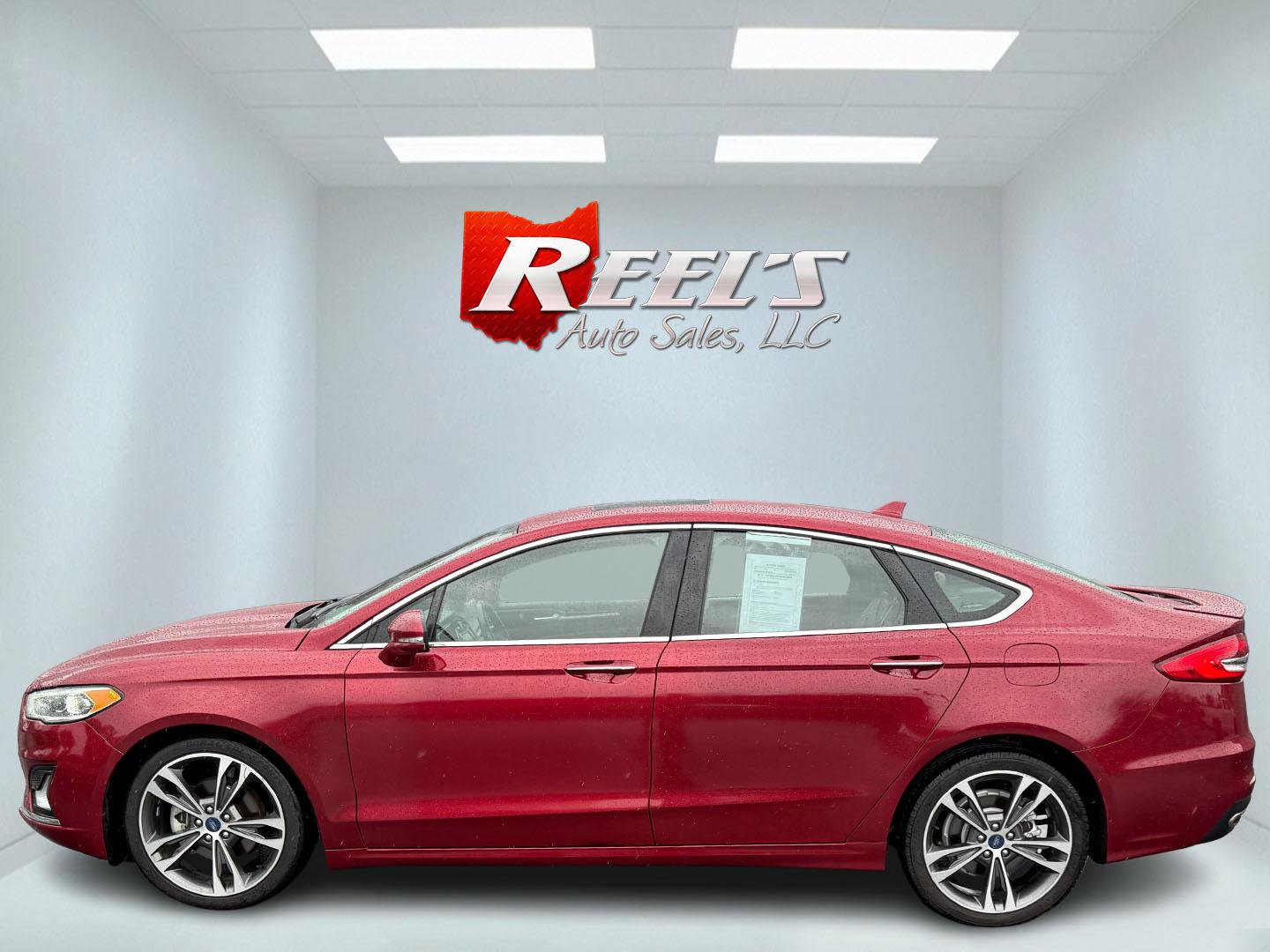 2019 Red /Brown Ford Fusion Titanium AWD (3FA6P0D91KR) with an 2.0L I4 DOHC 16V Turbo engine, 6A transmission, located at 11115 Chardon Rd. , Chardon, OH, 44024, (440) 214-9705, 41.580246, -81.241943 - This Ford Fusion is out of Florida and looks and drives like a dream. Its turbocharged 2.0L I4 engine, 6-speed automatic transmission, and all-wheel drive combine for confident handling. Inside, you'll find a luxurious leather interior with heated and cooled front seats, an advanced 12-speaker Sony - Photo#20