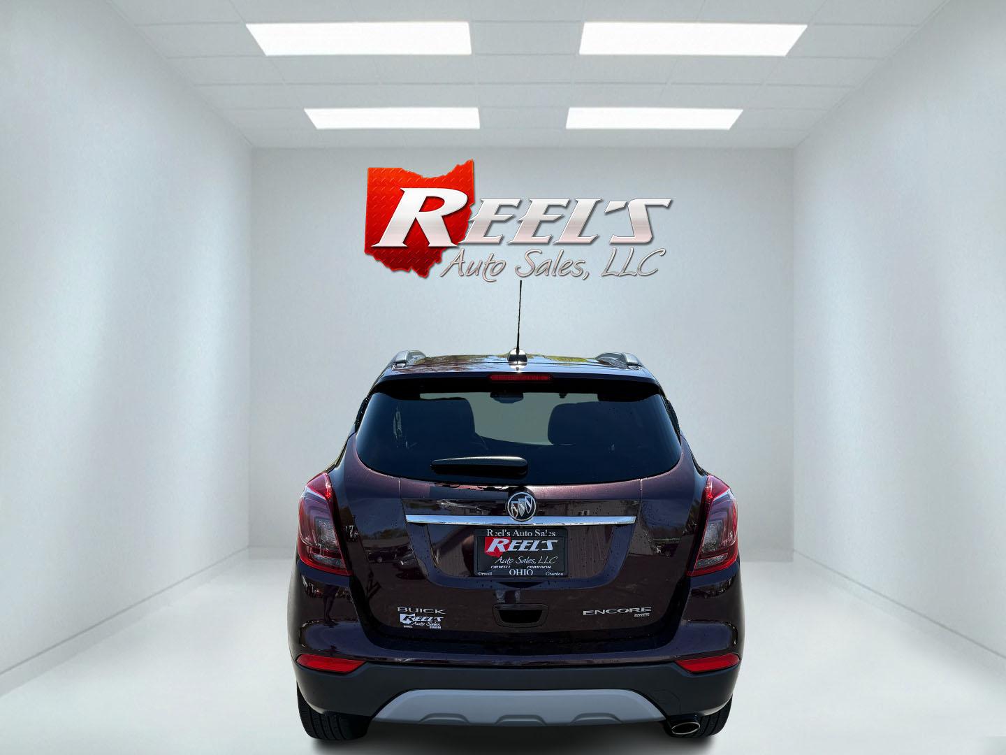 2017 Burgundy /Tan Buick Encore Essence AWD (KL4CJGSB0HB) with an 1.4L I4 DOHC 16V TURBO engine, 6A transmission, located at 11115 Chardon Rd. , Chardon, OH, 44024, (440) 214-9705, 41.580246, -81.241943 - This little Buick is a luxurious compact SUV. Its 1.4L turbocharged I4 engine paired with a 6-speed automatic transmission, delivering an impressive 30 MPG highway. It features a sophisticated 8.0" touch screen compatible with Apple CarPlay and Android Auto, along with convenient amenities such as r - Photo#41
