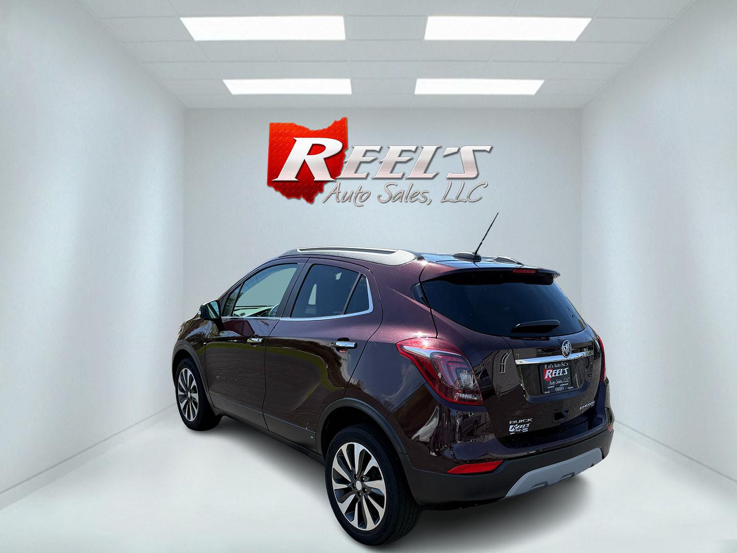 2017 Burgundy /Tan Buick Encore Essence AWD (KL4CJGSB0HB) with an 1.4L I4 DOHC 16V TURBO engine, 6A transmission, located at 11115 Chardon Rd. , Chardon, OH, 44024, (440) 214-9705, 41.580246, -81.241943 - This little Buick is a luxurious compact SUV. Its 1.4L turbocharged I4 engine paired with a 6-speed automatic transmission, delivering an impressive 30 MPG highway. It features a sophisticated 8.0" touch screen compatible with Apple CarPlay and Android Auto, along with convenient amenities such as r - Photo#42