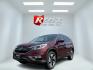2016 Red /Gray Honda CR-V Touring AWD (5J6RM4H98GL) with an 2.4L I4 DOHC 16V engine, Automatic transmission, located at 11115 Chardon Rd. , Chardon, OH, 44024, (440) 214-9705, 41.580246, -81.241943 - This Honda CR-V has luxury car features with Honda's legendary reliability. With the 2.4L I4 EarthDreams VTEC engine offers a well-rounded combination of comfort, convenience, and advanced safety features, including a leather interior, heated front seats, a power driver’s seat with memory, sunroof - Photo#0