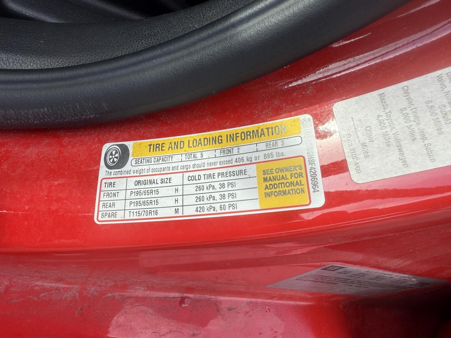 2015 Red /Black Chevrolet Sonic LT Auto Sedan (1G1JC5SH8F4) with an 1.8L I4 DOHC 24V engine, 6-Speed Automatic transmission, located at 11115 Chardon Rd. , Chardon, OH, 44024, (440) 214-9705, 41.580246, -81.241943 - FRESH TRADE IN ALERT ---- This 2015 Chevrolet Sonic LT Sedan with a 1.8L I4 EcoTec engine and 6-speed automatic transmission offers a blend of efficiency and convenience, achieving up to 34 MPG on the highway. Standard features include daytime running lights, dusk-sensing headlights for enhanced sa - Photo#18