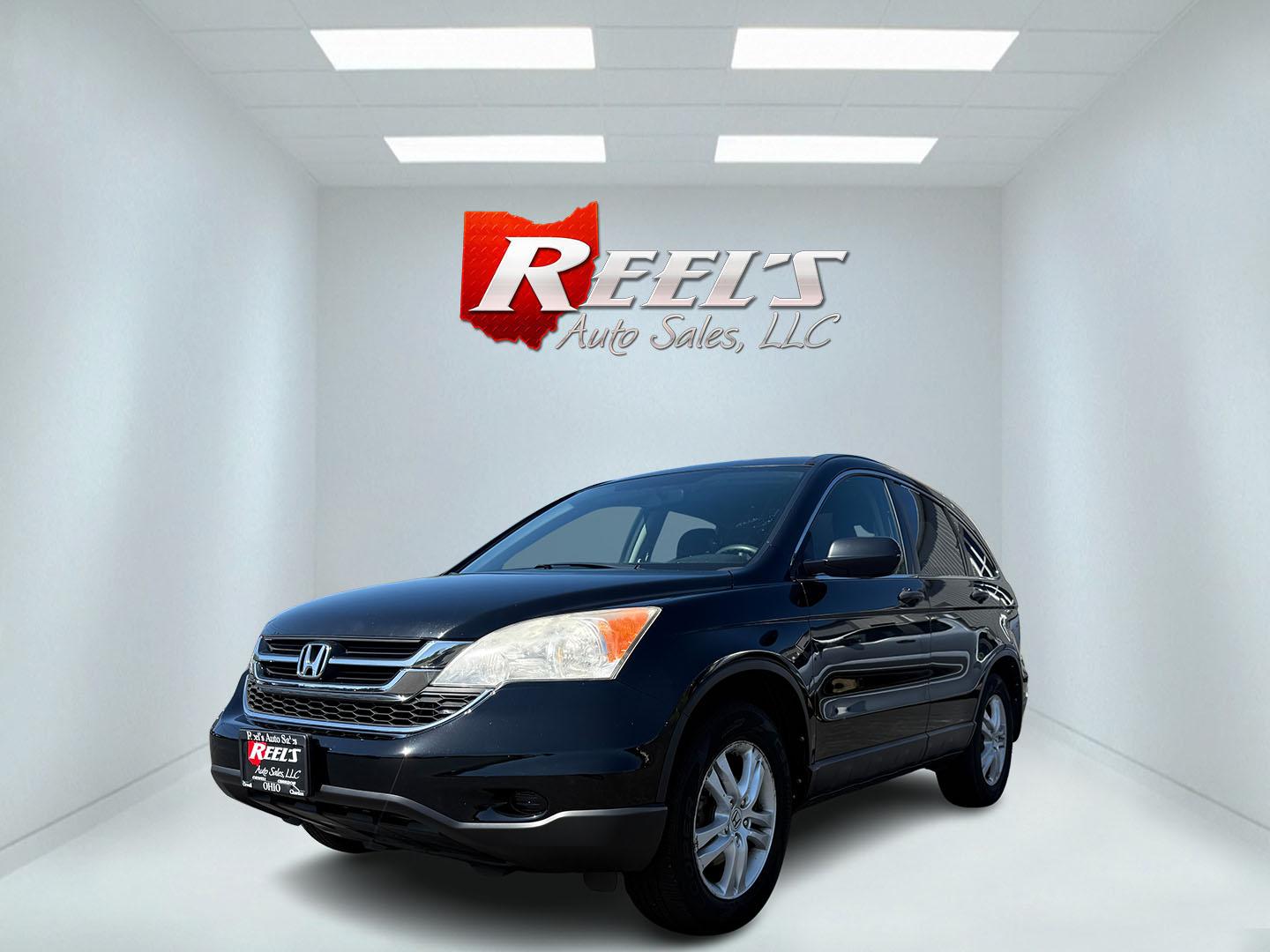 2011 Black /Black Honda CR-V EX 4WD 5-Speed AT (JHLRE4H55BC) with an 2.4L I4 DOHC 16V engine, 5-Speed Automatic transmission, located at 11115 Chardon Rd. , Chardon, OH, 44024, (440) 214-9705, 41.580246, -81.241943 - This One Owner 2011 Honda CR-V EX 4WD is a great fuel efficient all weather SUV. With Honda's incredible reputation for reliability and only 66 K miles this car is poised for a long life to come. Powered by a 2.4 I4 engine and a 5 speed automatic engine this little SUV achieves an impressive 27 MPG - Photo#0