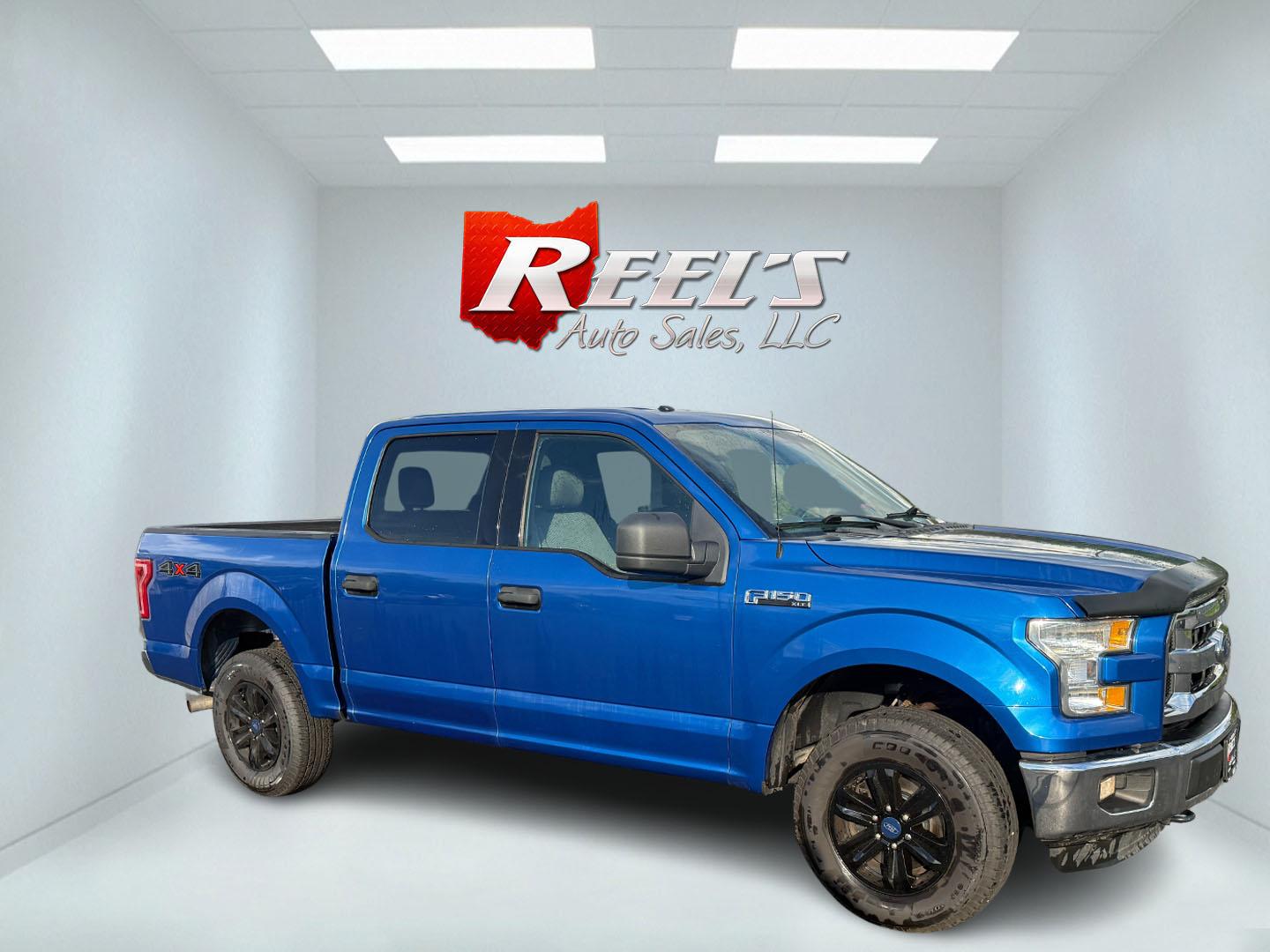 2015 Blue /Gray Ford F-150 XLT SuperCrew 5.5-ft. Bed 4WD (1FTEW1EF5FF) with an 5.0L V8 engine, 6-Speed Automatic transmission, located at 11115 Chardon Rd. , Chardon, OH, 44024, (440) 214-9705, 41.580246, -81.241943 - This 2015 Ford F-150 is a versatile and capably 1/2 ton truck. Powered by the 5.0 Coyote V8 Engine and a 6 Speed Automatic this truck sounds and looks great. With 3.31 Gearing you can tow just about anything you could ever need with a 9,000 pound towing capacity. This truck is equipped with daytime - Photo#11