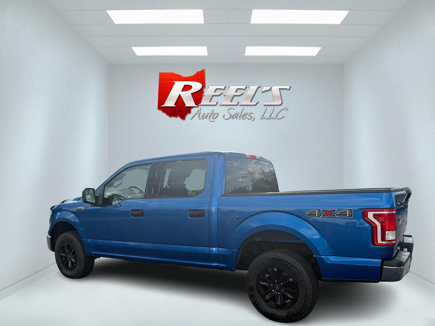 2015 Blue /Gray Ford F-150 XLT SuperCrew 5.5-ft. Bed 4WD (1FTEW1EF5FF) with an 5.0L V8 engine, 6-Speed Automatic transmission, located at 11115 Chardon Rd. , Chardon, OH, 44024, (440) 214-9705, 41.580246, -81.241943 - This 2015 Ford F-150 is a versatile and capably 1/2 ton truck. Powered by the 5.0 Coyote V8 Engine and a 6 Speed Automatic this truck sounds and looks great. With 3.31 Gearing you can tow just about anything you could ever need with a 9,000 pound towing capacity. This truck is equipped with daytime - Photo#31