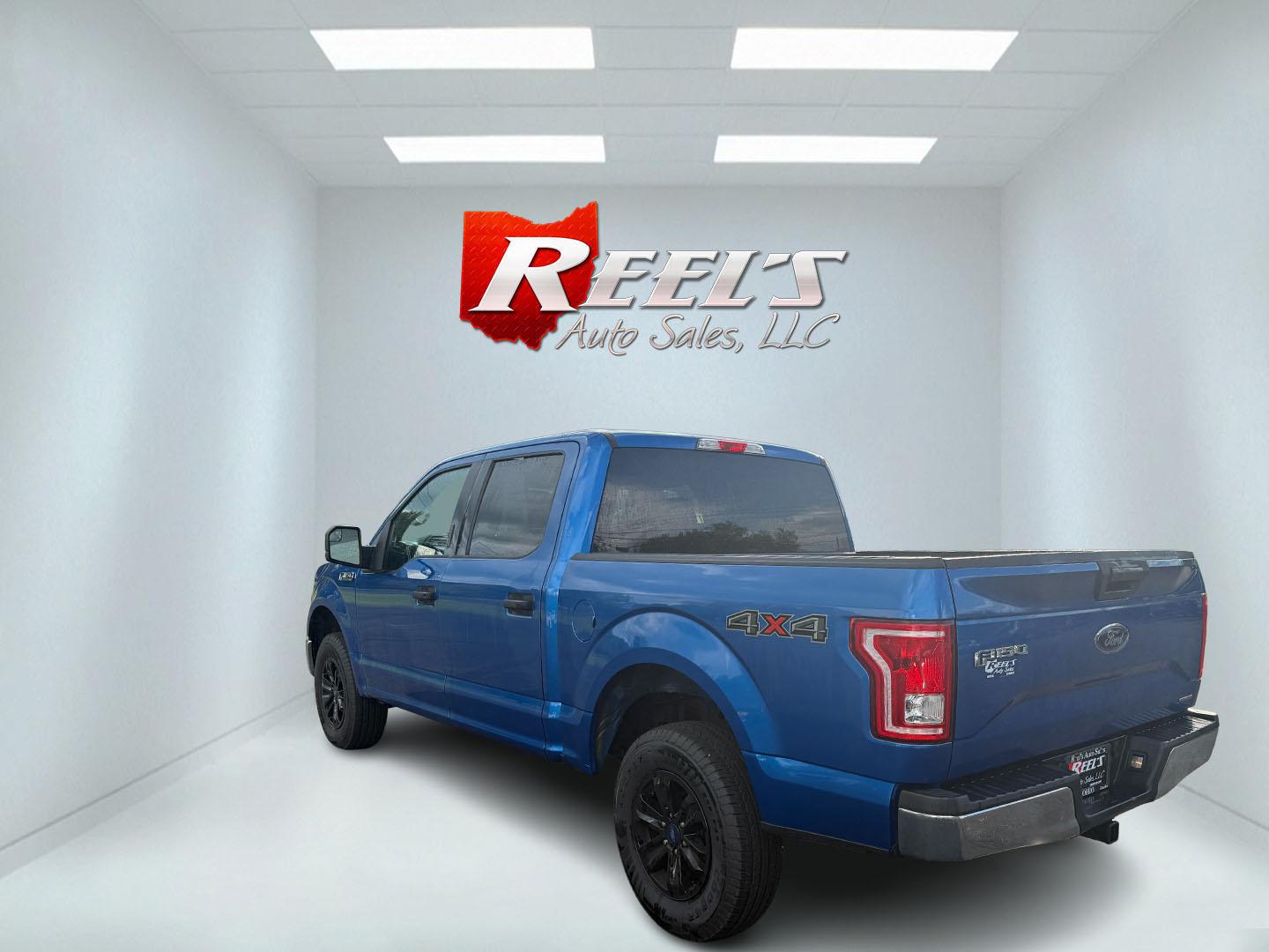 2015 Blue /Gray Ford F-150 XLT SuperCrew 5.5-ft. Bed 4WD (1FTEW1EF5FF) with an 5.0L V8 engine, 6-Speed Automatic transmission, located at 11115 Chardon Rd. , Chardon, OH, 44024, (440) 214-9705, 41.580246, -81.241943 - This 2015 Ford F-150 is a versatile and capably 1/2 ton truck. Powered by the 5.0 Coyote V8 Engine and a 6 Speed Automatic this truck sounds and looks great. With 3.31 Gearing you can tow just about anything you could ever need with a 9,000 pound towing capacity. This truck is equipped with daytime - Photo#30