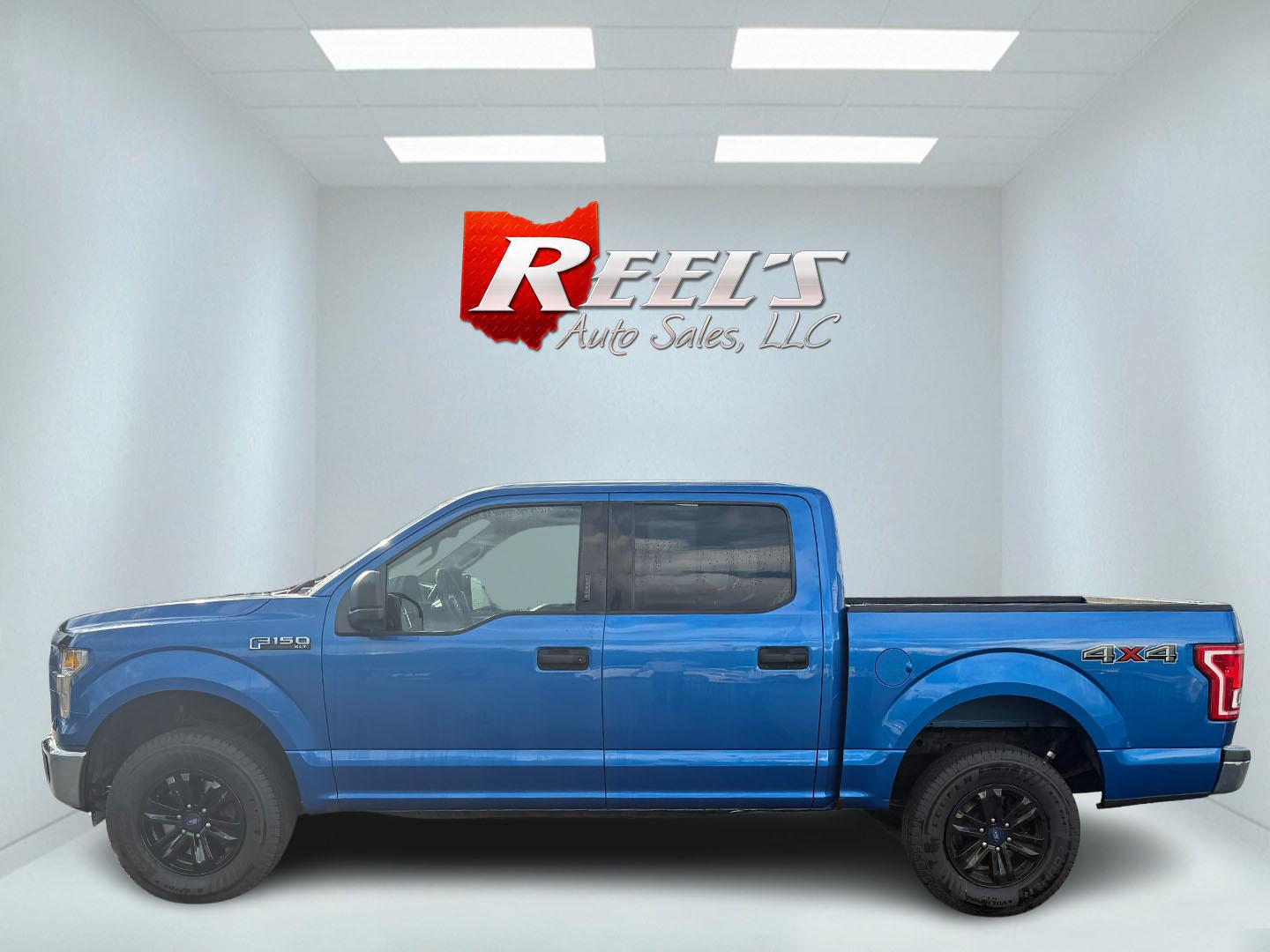2015 Blue /Gray Ford F-150 XLT SuperCrew 5.5-ft. Bed 4WD (1FTEW1EF5FF) with an 5.0L V8 engine, 6-Speed Automatic transmission, located at 11115 Chardon Rd. , Chardon, OH, 44024, (440) 214-9705, 41.580246, -81.241943 - This 2015 Ford F-150 is a versatile and capably 1/2 ton truck. Powered by the 5.0 Coyote V8 Engine and a 6 Speed Automatic this truck sounds and looks great. With 3.31 Gearing you can tow just about anything you could ever need with a 9,000 pound towing capacity. This truck is equipped with daytime - Photo#32