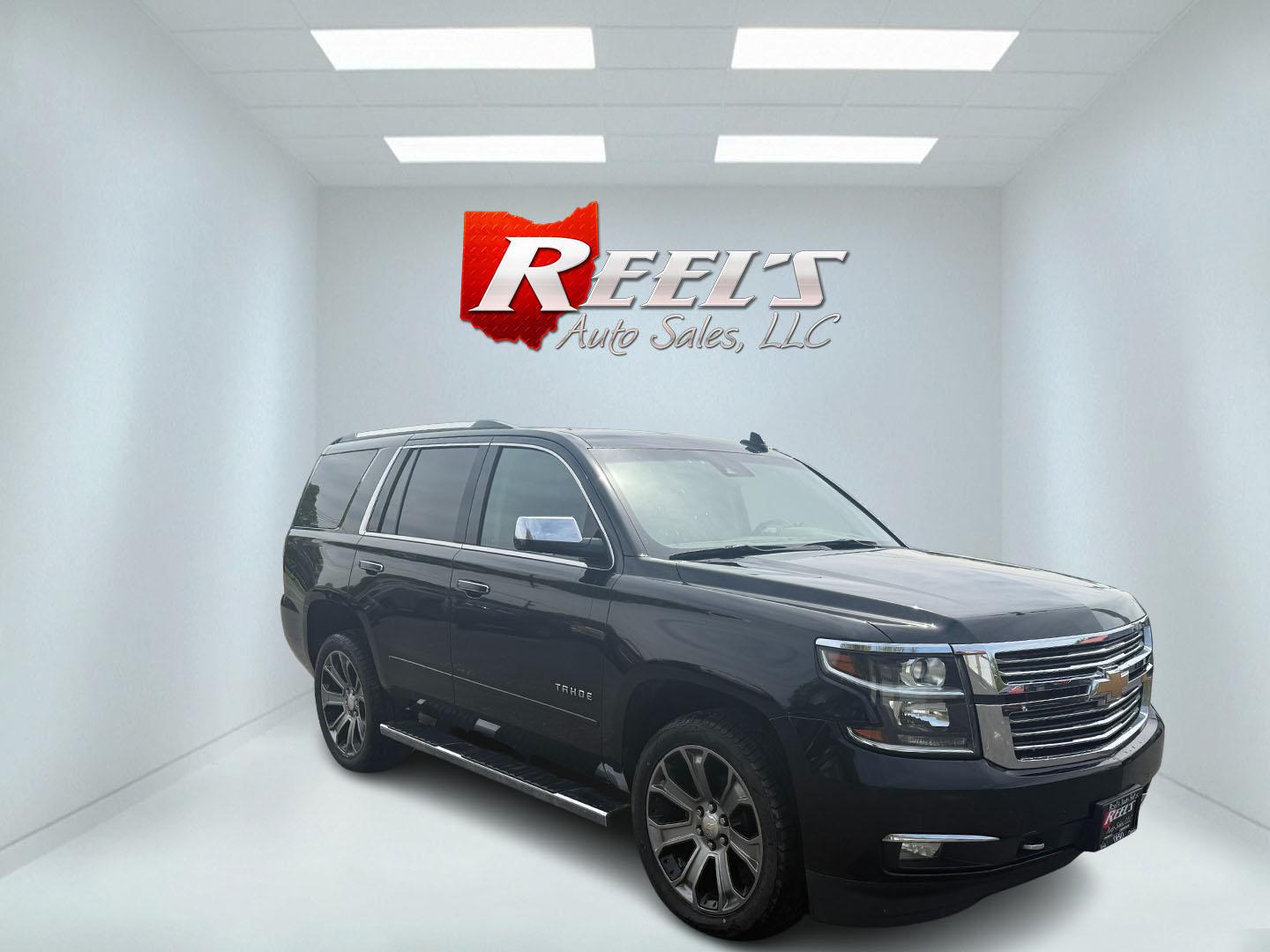 2018 Black /Brown Chevrolet Tahoe Premier 4WD (1GNSKCKC4JR) with an 5.3L V8 OHV 16V engine, 6A transmission, located at 547 E. Main St., Orwell, OH, 44076, (440) 437-5893, 41.535435, -80.847855 - This 2018 Chevrolet Tahoe Premier 4WD with a 5.3L EcoTec3 V8 engine offers robust power and impressive towing capacity of 8,200 pounds, making it ideal for hauling and family adventures. It features a luxurious leather interior with heated and cooled front seats, heated second-row captain’s chairs - Photo#2