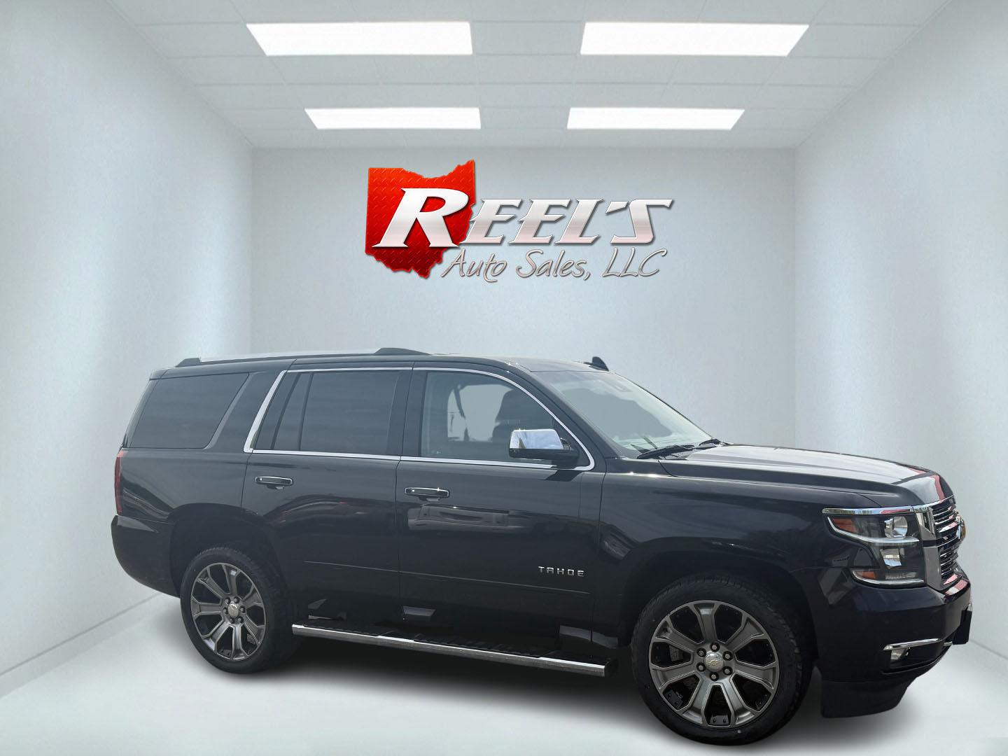 2018 Black /Brown Chevrolet Tahoe Premier 4WD (1GNSKCKC4JR) with an 5.3L V8 OHV 16V engine, 6A transmission, located at 547 E. Main St., Orwell, OH, 44076, (440) 437-5893, 41.535435, -80.847855 - This 2018 Chevrolet Tahoe Premier 4WD with a 5.3L EcoTec3 V8 engine offers robust power and impressive towing capacity of 8,200 pounds, making it ideal for hauling and family adventures. It features a luxurious leather interior with heated and cooled front seats, heated second-row captain’s chairs - Photo#41
