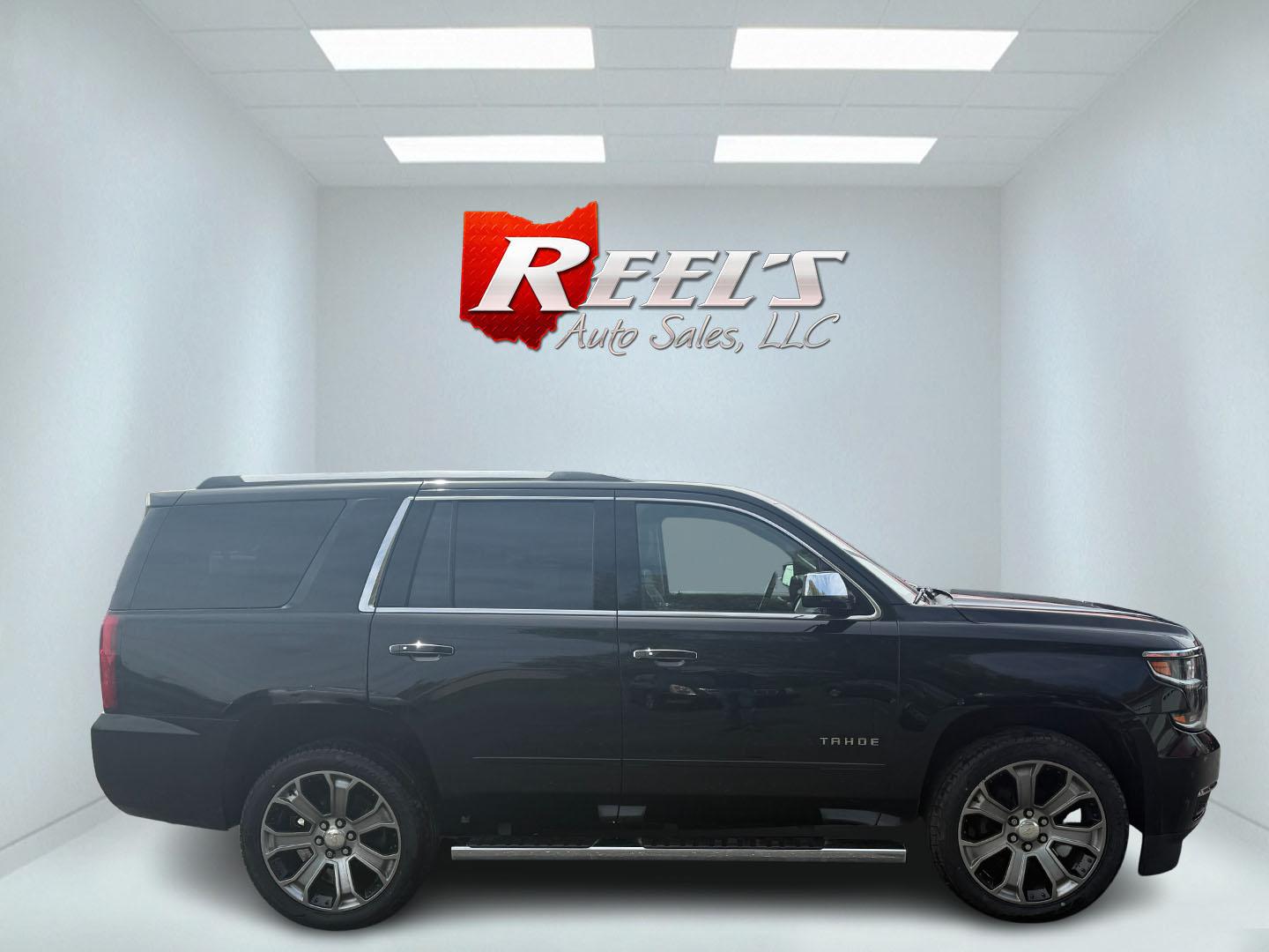 2018 Black /Brown Chevrolet Tahoe Premier 4WD (1GNSKCKC4JR) with an 5.3L V8 OHV 16V engine, 6A transmission, located at 547 E. Main St., Orwell, OH, 44076, (440) 437-5893, 41.535435, -80.847855 - This 2018 Chevrolet Tahoe Premier 4WD with a 5.3L EcoTec3 V8 engine offers robust power and impressive towing capacity of 8,200 pounds, making it ideal for hauling and family adventures. It features a luxurious leather interior with heated and cooled front seats, heated second-row captain’s chairs - Photo#42