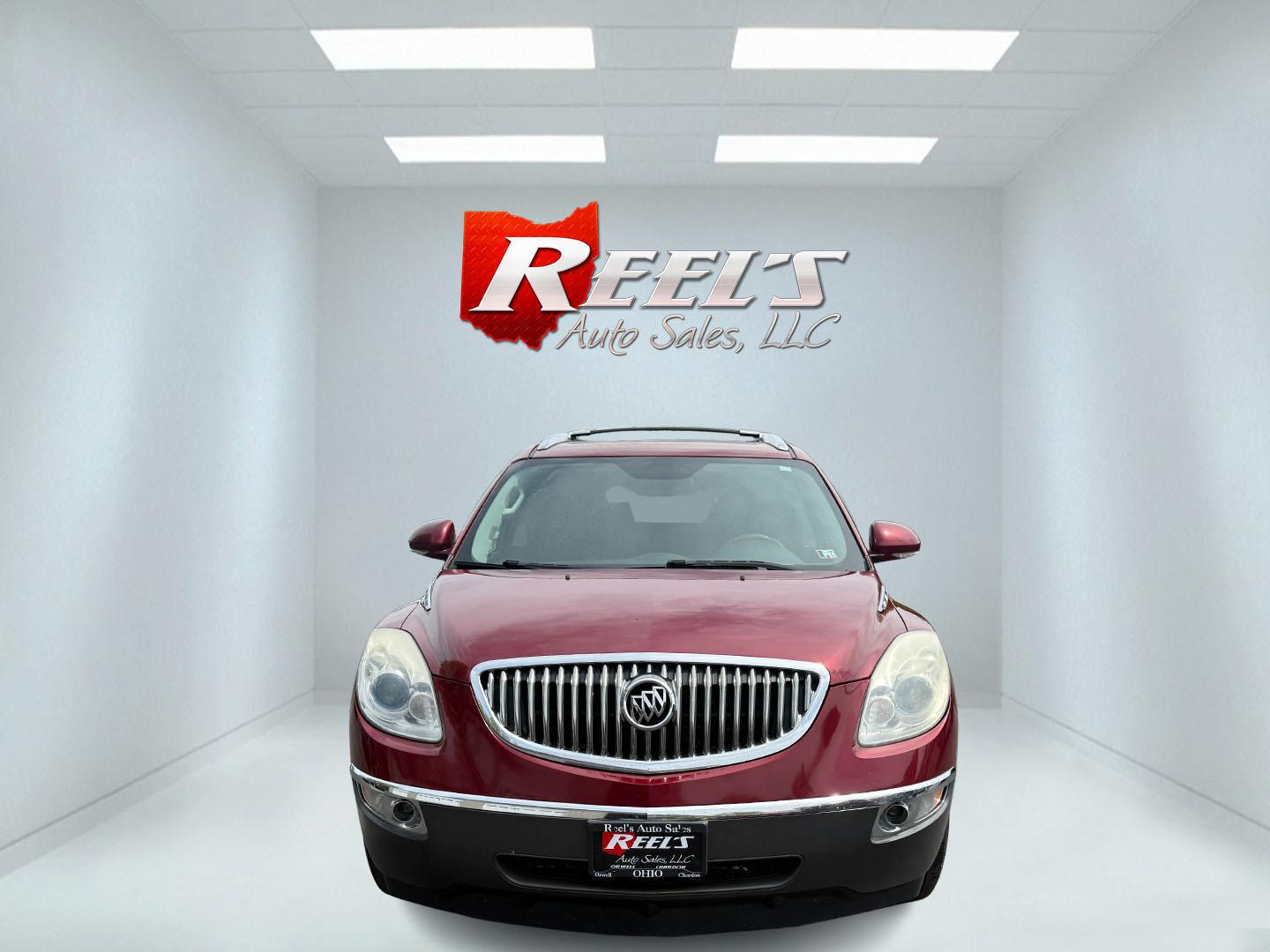 2010 Red /Black Buick Enclave CXL AWD (5GALVBED2AJ) with an 3.6L V6 DOHC 24V engine, 6-Speed Automatic Overdrive transmission, located at 547 E. Main St., Orwell, OH, 44076, (440) 437-5893, 41.535435, -80.847855 - This 2010 Buick Enclave is a true transportation special. With a leather interior, heated front seats, backup camera and a power drivers seat you will be comfortable in North East Ohio's winter months. Come take a look before it's gone. This vehicle is AS IS. - Photo#1