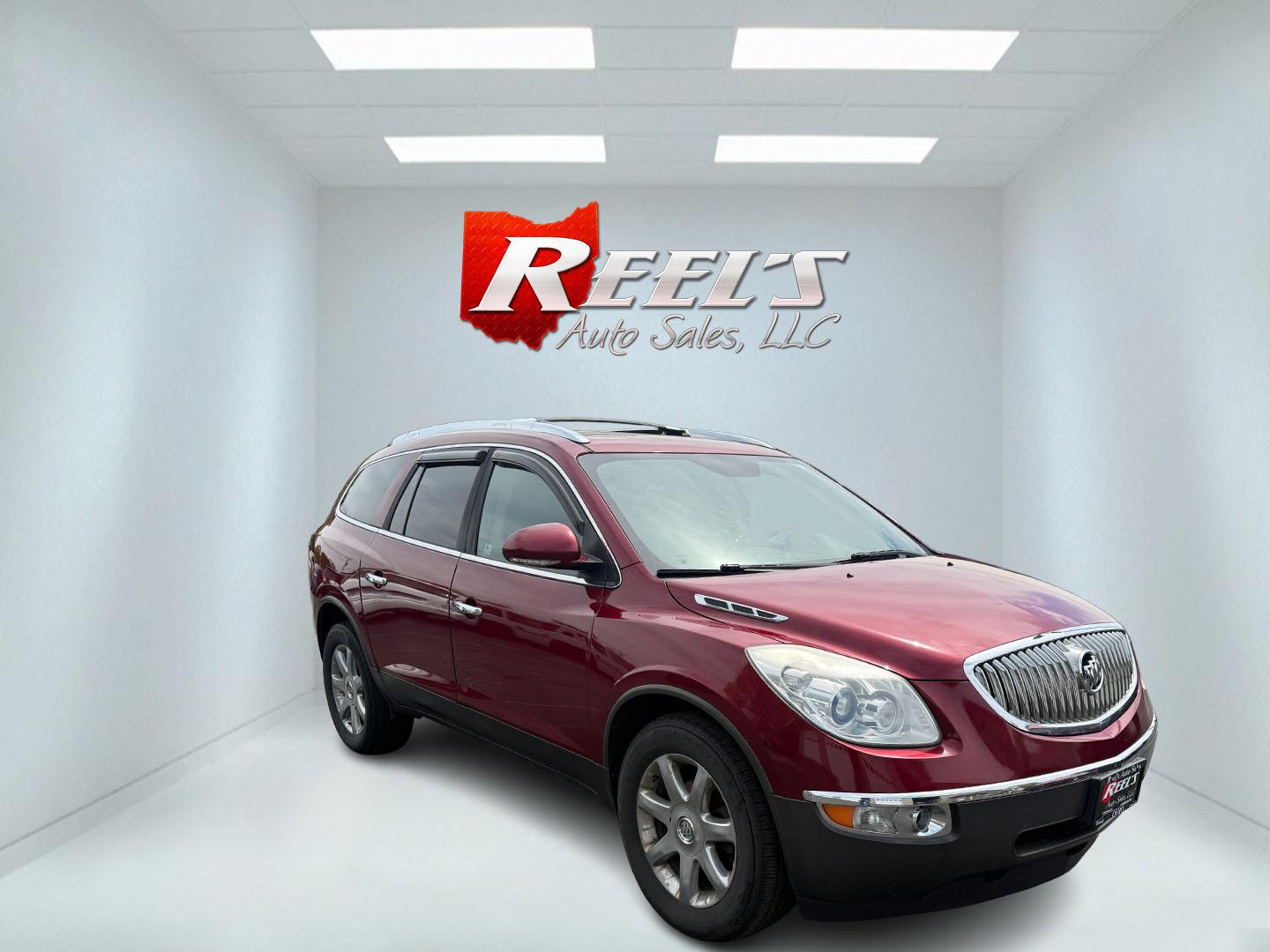 2010 Red /Black Buick Enclave CXL AWD (5GALVBED2AJ) with an 3.6L V6 DOHC 24V engine, 6-Speed Automatic Overdrive transmission, located at 547 E. Main St., Orwell, OH, 44076, (440) 437-5893, 41.535435, -80.847855 - This 2010 Buick Enclave is a true transportation special. With a leather interior, heated front seats, backup camera and a power drivers seat you will be comfortable in North East Ohio's winter months. Come take a look before it's gone. This vehicle is AS IS. - Photo#2