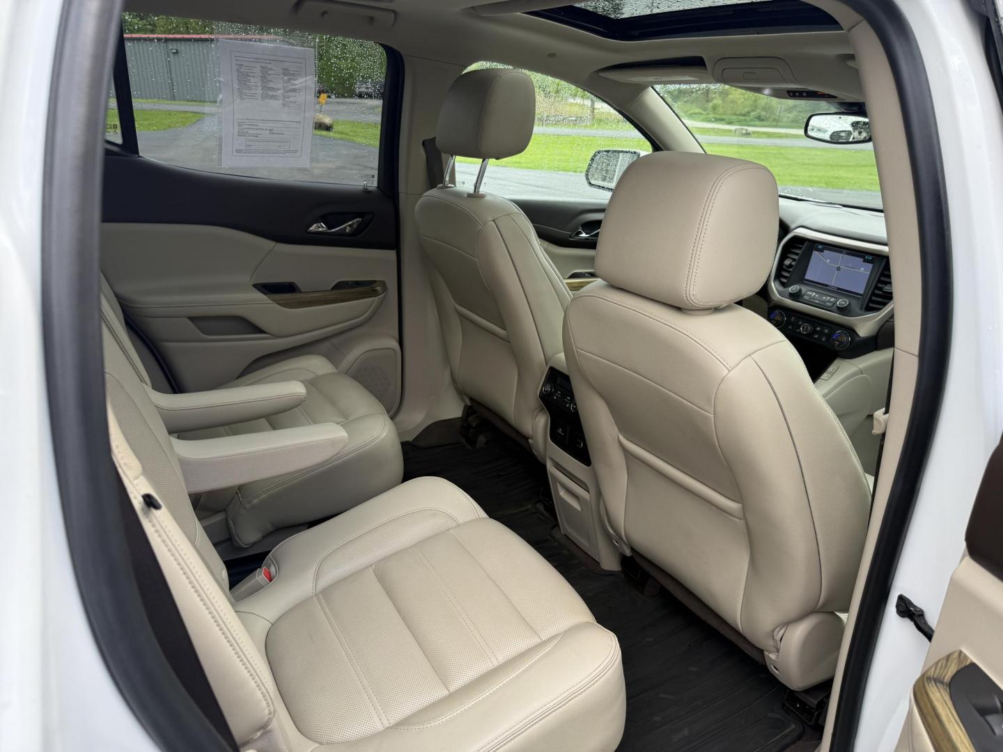 2019 White /Gray GMC Acadia Denali AWD (1GKKNXLS9KZ) with an 3.6L V6 DOHC 24V engine, 6A transmission, located at 11115 Chardon Rd. , Chardon, OH, 44024, (440) 214-9705, 41.580246, -81.241943 - This 2019 GMC Acadia Denali AWD is GMC's pinocle of midsize SUV's. Featuring a 3.6L V6 engine, luxurious leather interior, and advanced comfort with heated and cooled front seats, plus heated second-row captain’s chairs. It offers tri-zone automatic climate control, an 8-inch touchscreen with navi - Photo#40