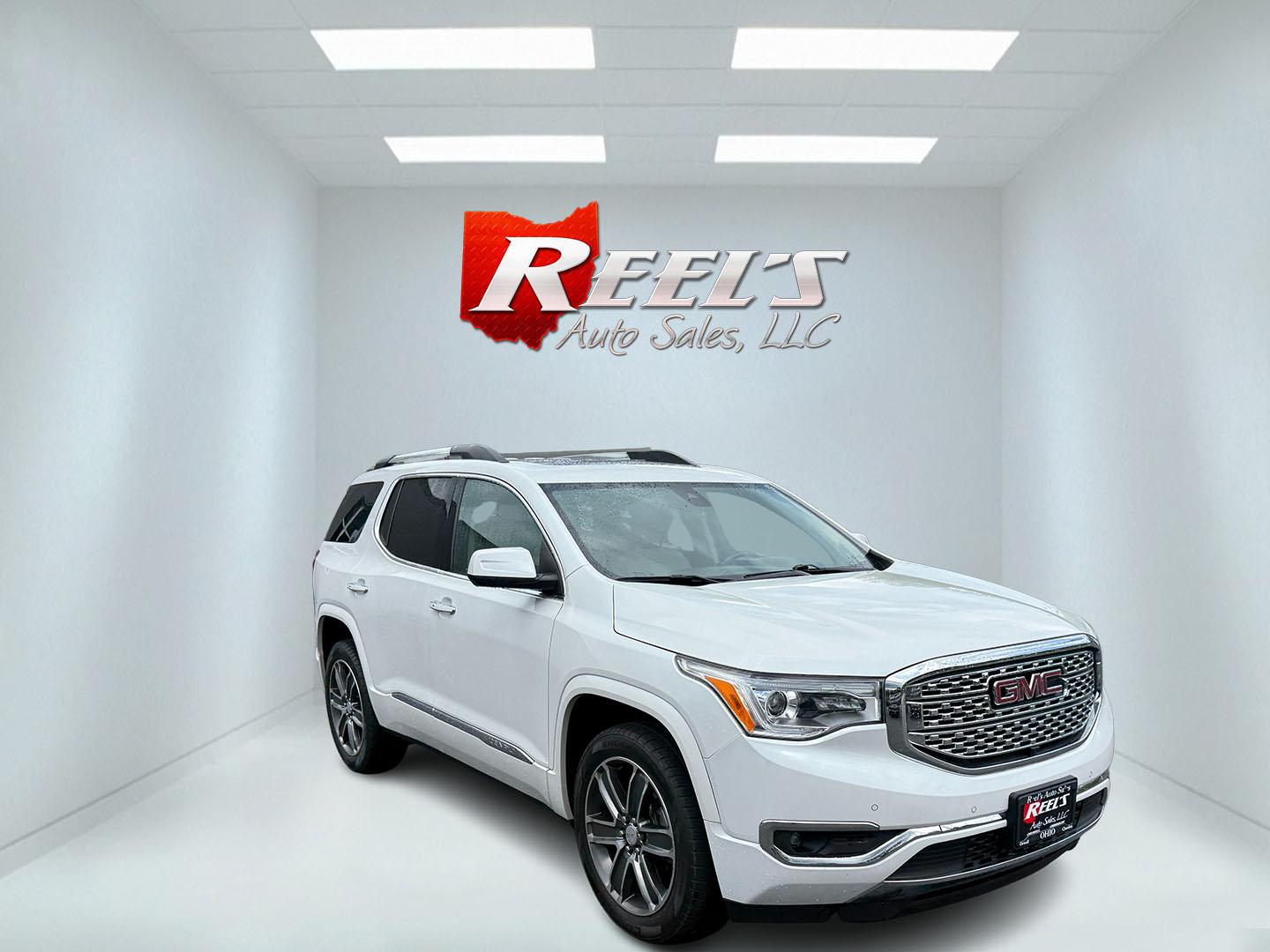 2019 White /Gray GMC Acadia Denali AWD (1GKKNXLS9KZ) with an 3.6L V6 DOHC 24V engine, 6A transmission, located at 11115 Chardon Rd. , Chardon, OH, 44024, (440) 214-9705, 41.580246, -81.241943 - This 2019 GMC Acadia Denali AWD is GMC's pinocle of midsize SUV's. Featuring a 3.6L V6 engine, luxurious leather interior, and advanced comfort with heated and cooled front seats, plus heated second-row captain’s chairs. It offers tri-zone automatic climate control, an 8-inch touchscreen with navi - Photo#2
