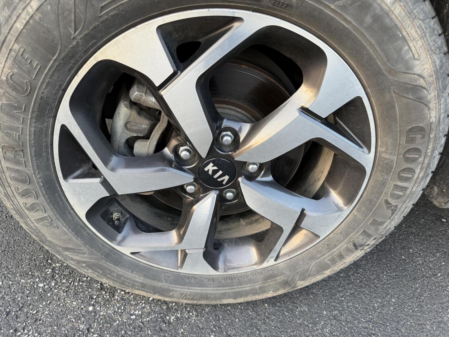 2020 Gray /Black Kia Sportage LX AWD (KNDPMCAC8L7) with an 2.4L I4 DOHC 16V engine, 6A transmission, located at 11115 Chardon Rd. , Chardon, OH, 44024, (440) 214-9705, 41.580246, -81.241943 - Photo#13
