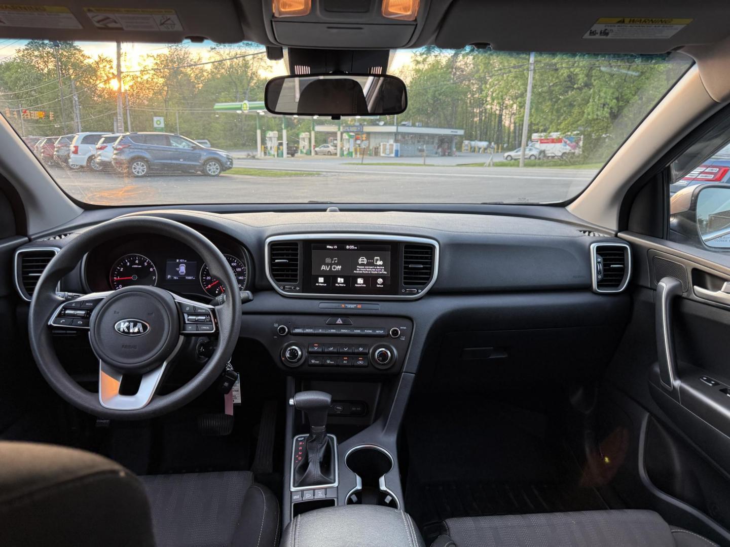 2020 Gray /Black Kia Sportage LX AWD (KNDPMCAC8L7) with an 2.4L I4 DOHC 16V engine, 6A transmission, located at 11115 Chardon Rd. , Chardon, OH, 44024, (440) 214-9705, 41.580246, -81.241943 - Photo#23