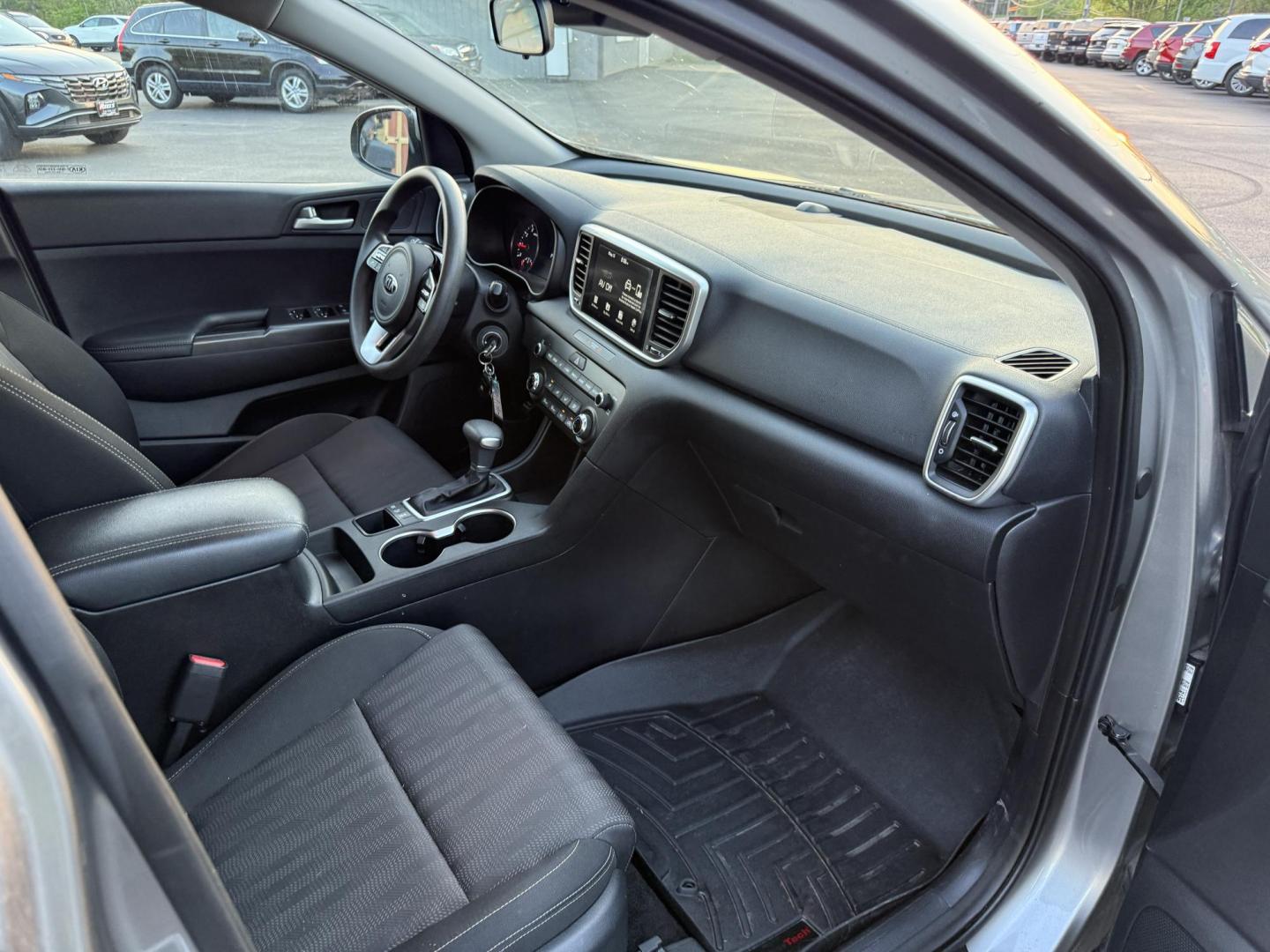 2020 Gray /Black Kia Sportage LX AWD (KNDPMCAC8L7) with an 2.4L I4 DOHC 16V engine, 6A transmission, located at 11115 Chardon Rd. , Chardon, OH, 44024, (440) 214-9705, 41.580246, -81.241943 - Photo#28