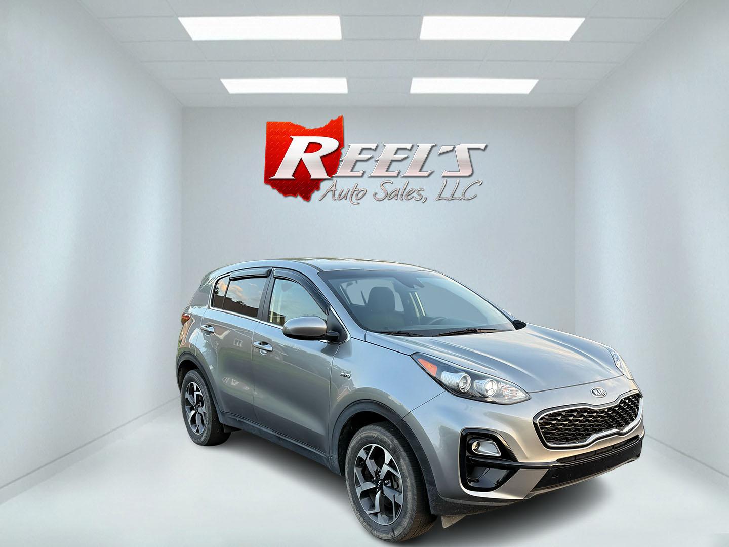 2020 Gray /Black Kia Sportage LX AWD (KNDPMCAC8L7) with an 2.4L I4 DOHC 16V engine, 6A transmission, located at 11115 Chardon Rd. , Chardon, OH, 44024, (440) 214-9705, 41.580246, -81.241943 - Photo#2