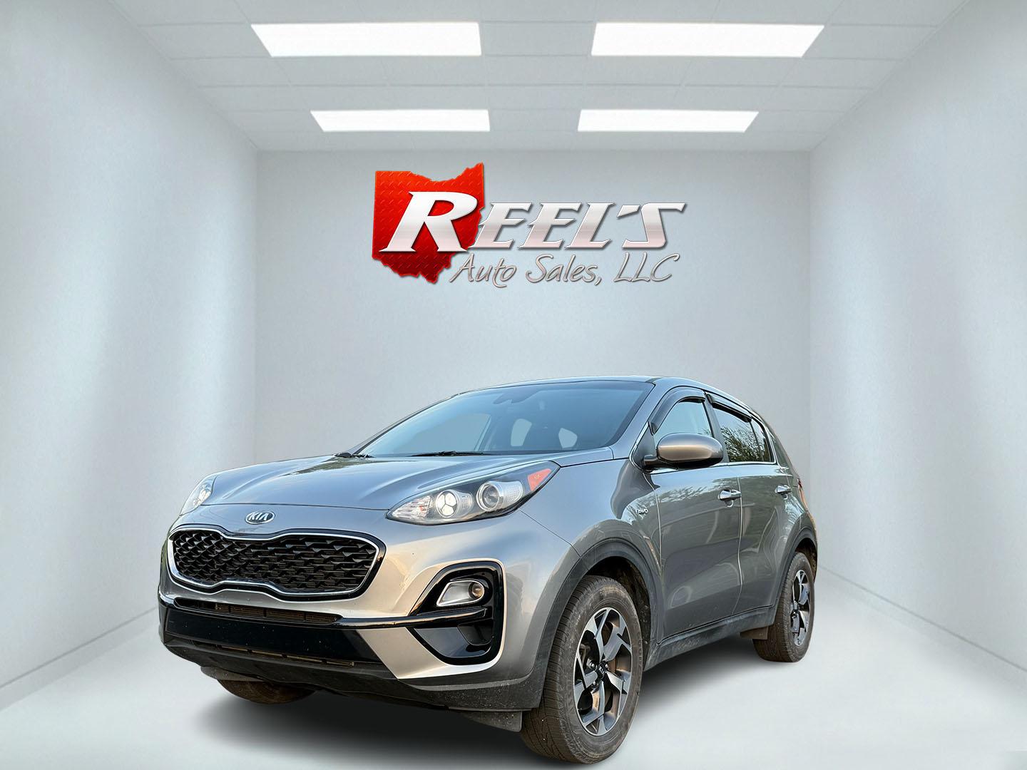 2020 Gray /Black Kia Sportage LX AWD (KNDPMCAC8L7) with an 2.4L I4 DOHC 16V engine, 6A transmission, located at 11115 Chardon Rd. , Chardon, OH, 44024, (440) 214-9705, 41.580246, -81.241943 - Photo#0