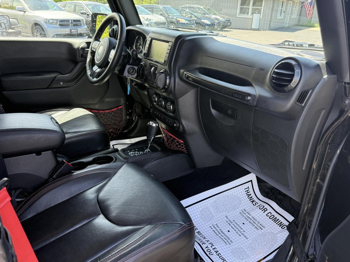 2017 Black /Black Jeep Wrangler Rubicon 4WD (1C4BJWCG6HL) with an 3.6L V6 DOHC 24V engine, 5 Speed Auto transmission, located at 11115 Chardon Rd. , Chardon, OH, 44024, (440) 214-9705, 41.580246, -81.241943 - This One Owner 2017 Jeep Wrangler Rubicon Recon is a limited edition that builds off of the already incredible Rubicon model. It is powered by a 3.6 Pentastar V6 Engine and a 5 speed automatic transmission. This Wrangler has upgraded Danna 44 axles and a half inch lift compared to the regular Rubico - Photo#31