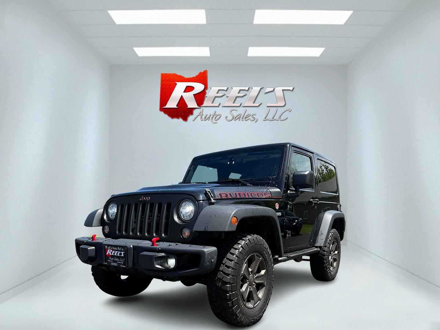 2017 Black /Black Jeep Wrangler Rubicon 4WD (1C4BJWCG6HL) with an 3.6L V6 DOHC 24V engine, 5 Speed Auto transmission, located at 11115 Chardon Rd. , Chardon, OH, 44024, (440) 214-9705, 41.580246, -81.241943 - This One Owner 2017 Jeep Wrangler Rubicon Recon is a limited edition that builds off of the already incredible Rubicon model. It is powered by a 3.6 Pentastar V6 Engine and a 5 speed automatic transmission. This Wrangler has upgraded Danna 44 axles and a half inch lift compared to the regular Rubico - Photo#0