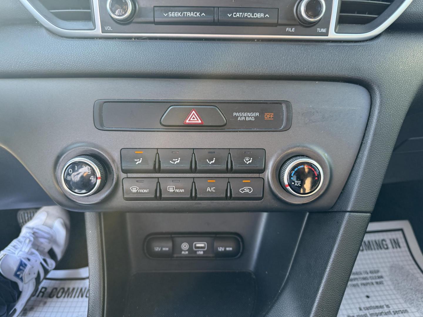 2019 Silver /Black Kia Sportage LX FWD (KNDPM3AC9K7) with an 2.4L I4 DOHC 16V engine, 6A transmission, located at 547 E. Main St., Orwell, OH, 44076, (440) 437-5893, 41.535435, -80.847855 - FRESH TRADE ALERT ---- This 2019 Kia Sportage LX FWD features a 2.4L I4 GDI engine paired with a 6-speed automatic transmission, offering an EPA-estimated 30 MPG on the highway. Notable features include LED daytime running lights, dusk-sensing headlights, a backup camera, and a 5.0" touchscreen info - Photo#21