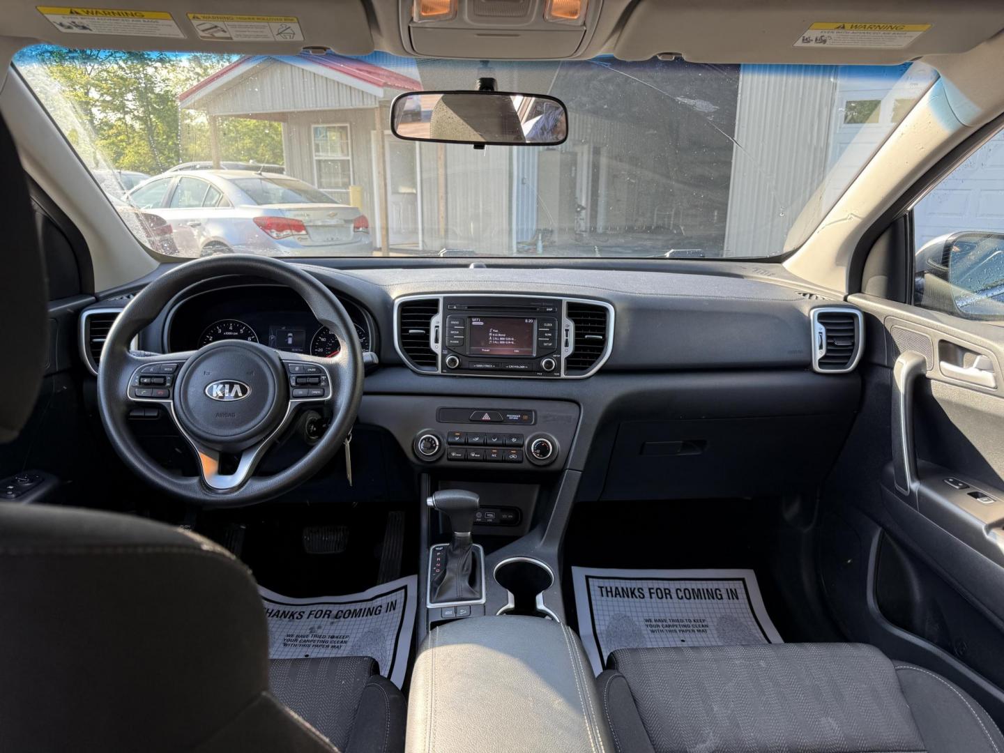 2019 Silver /Black Kia Sportage LX FWD (KNDPM3AC9K7) with an 2.4L I4 DOHC 16V engine, 6A transmission, located at 547 E. Main St., Orwell, OH, 44076, (440) 437-5893, 41.535435, -80.847855 - FRESH TRADE ALERT ---- This 2019 Kia Sportage LX FWD features a 2.4L I4 GDI engine paired with a 6-speed automatic transmission, offering an EPA-estimated 30 MPG on the highway. Notable features include LED daytime running lights, dusk-sensing headlights, a backup camera, and a 5.0" touchscreen info - Photo#27