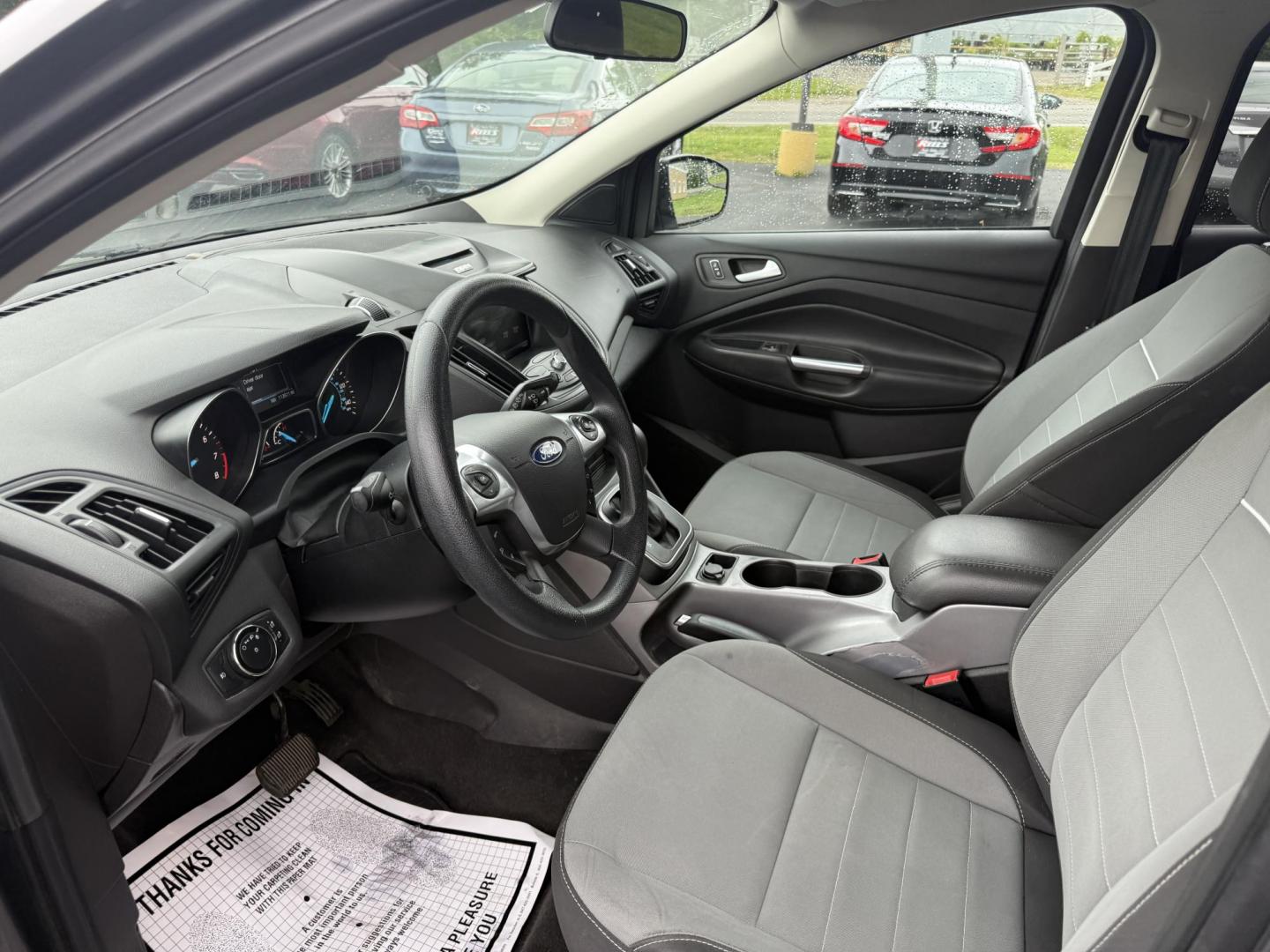 2014 Gray /Black Ford Escape SE 4WD (1FMCU9GX8EU) with an 1.6L I4 DOHC 16V TURBO engine, 6-Speed Automatic transmission, located at 11115 Chardon Rd. , Chardon, OH, 44024, (440) 214-9705, 41.580246, -81.241943 - Photo#8