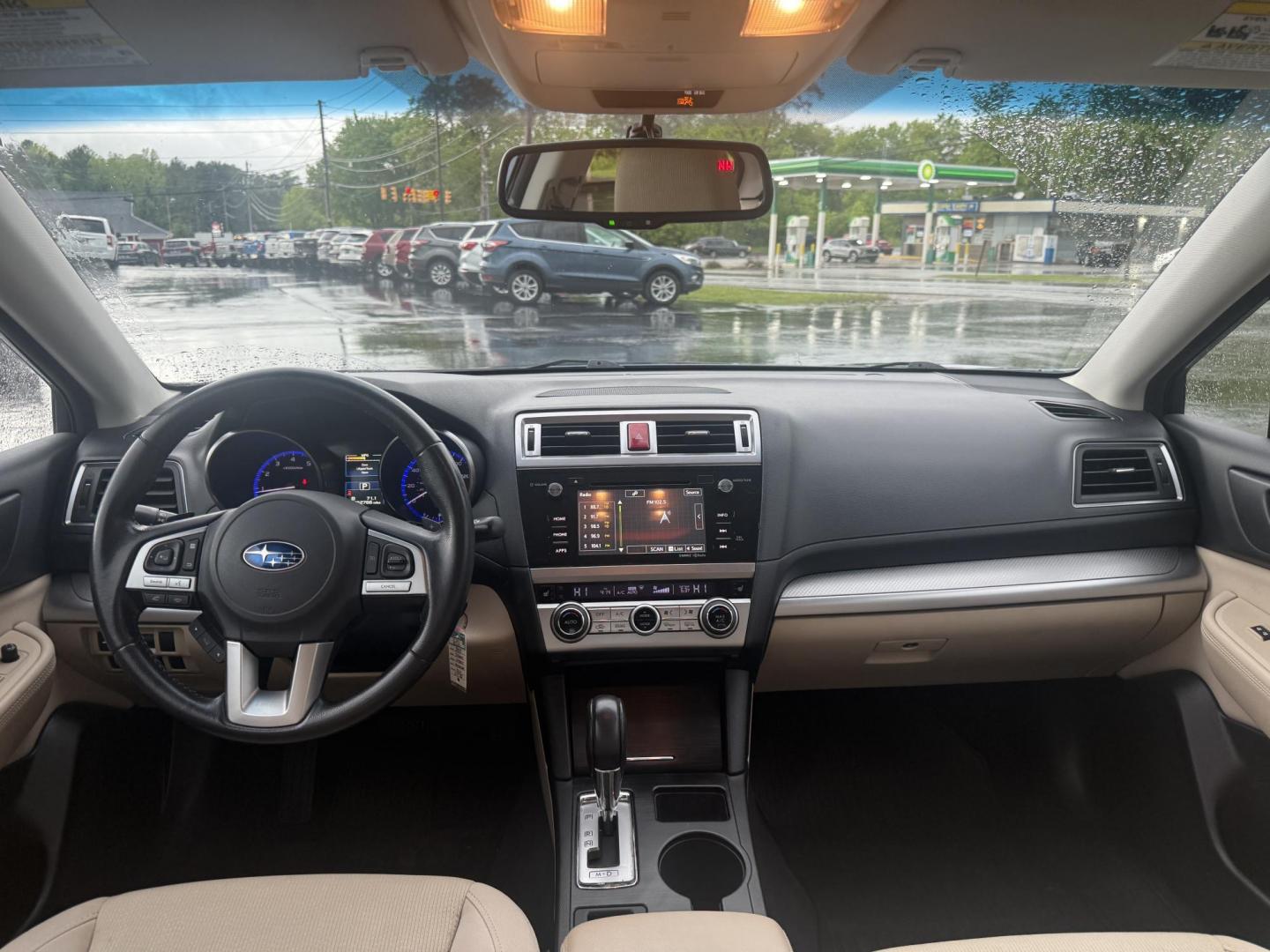 2015 Blue /Tan Subaru Legacy 2.5i Premium (4S3BNAC69F3) with an 2.5L H4 DOHC 16V engine, Automatic transmission, located at 11115 Chardon Rd. , Chardon, OH, 44024, (440) 214-9705, 41.580246, -81.241943 - This 2015 Subaru Legacy 2.5i Premium is equipped with a 2.5L H4 engine and Subaru's renowned Symmetrical All-Wheel Drive, delivering excellent traction and up to 35 MPG highway. This midsize sedan offers comfort and convenience with dual-zone automatic climate control, heated front seats, a power dr - Photo#30