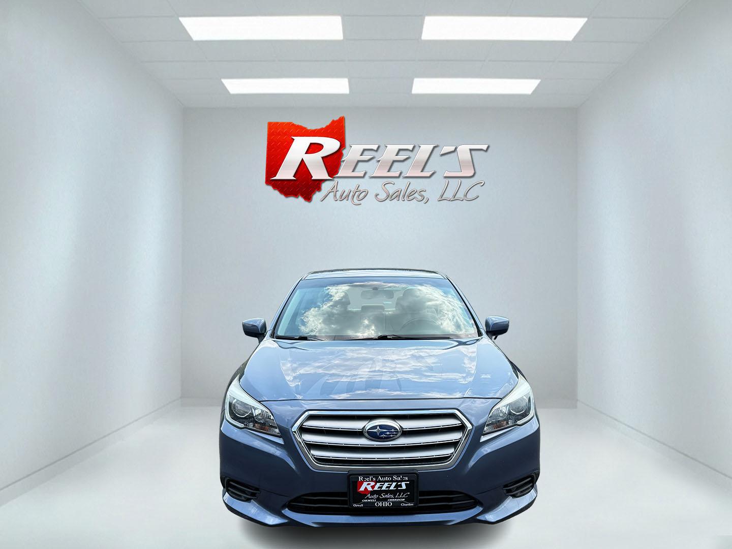 2015 Blue /Tan Subaru Legacy 2.5i Premium (4S3BNAC69F3) with an 2.5L H4 DOHC 16V engine, Automatic transmission, located at 11115 Chardon Rd. , Chardon, OH, 44024, (440) 214-9705, 41.580246, -81.241943 - Photo#1