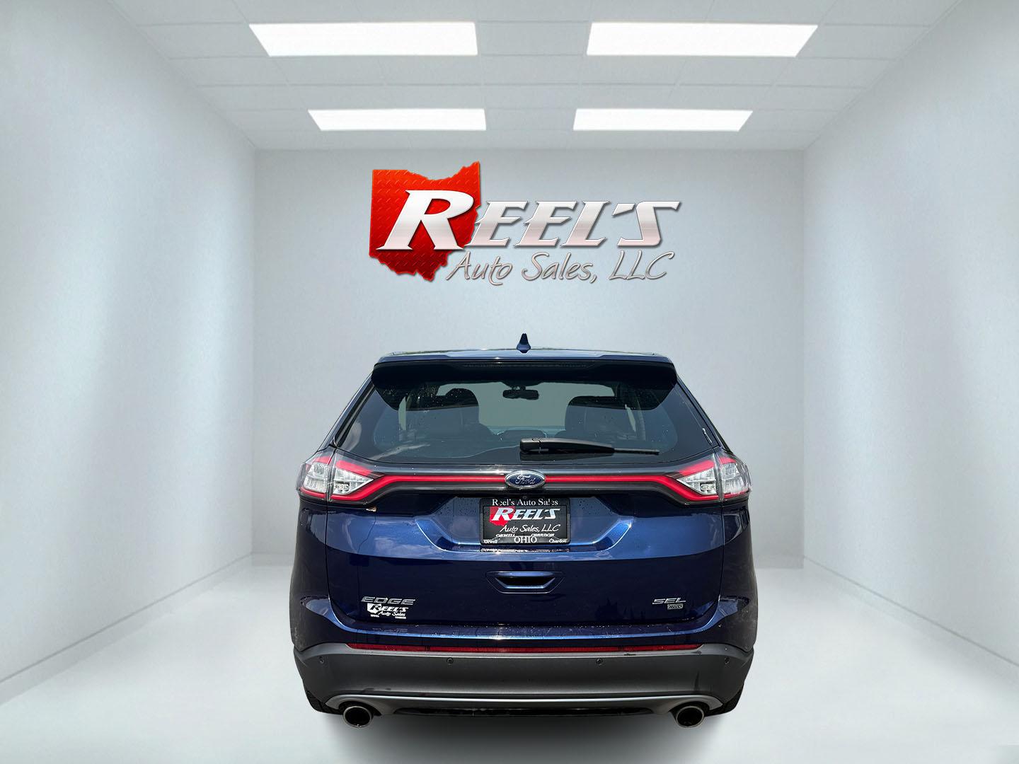 2016 Blue /Tan Ford Edge SEL AWD (2FMPK4J83GB) with an 3.5L V6 DOHC 24V engine, 6A transmission, located at 547 E. Main St., Orwell, OH, 44076, (440) 437-5893, 41.535435, -80.847855 - This 2016 Ford Edge SEL AWD is equipped with a 3.5L V6 engine and a 6-speed automatic transmission, delivering robust performance and all-wheel drive capability. It features a leather interior with power and heated front seats, dual-zone automatic climate control, LED daytime running lights, an 8.0 - Photo#36