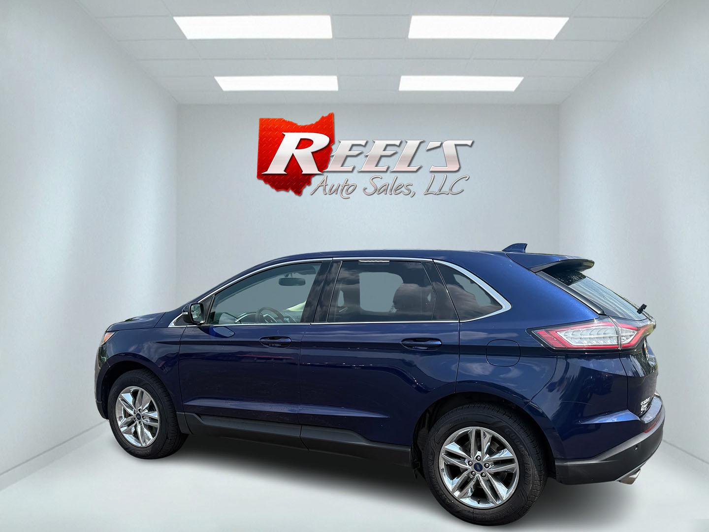 2016 Blue /Tan Ford Edge SEL AWD (2FMPK4J83GB) with an 3.5L V6 DOHC 24V engine, 6A transmission, located at 547 E. Main St., Orwell, OH, 44076, (440) 437-5893, 41.535435, -80.847855 - This 2016 Ford Edge SEL AWD is equipped with a 3.5L V6 engine and a 6-speed automatic transmission, delivering robust performance and all-wheel drive capability. It features a leather interior with power and heated front seats, dual-zone automatic climate control, LED daytime running lights, an 8.0 - Photo#38
