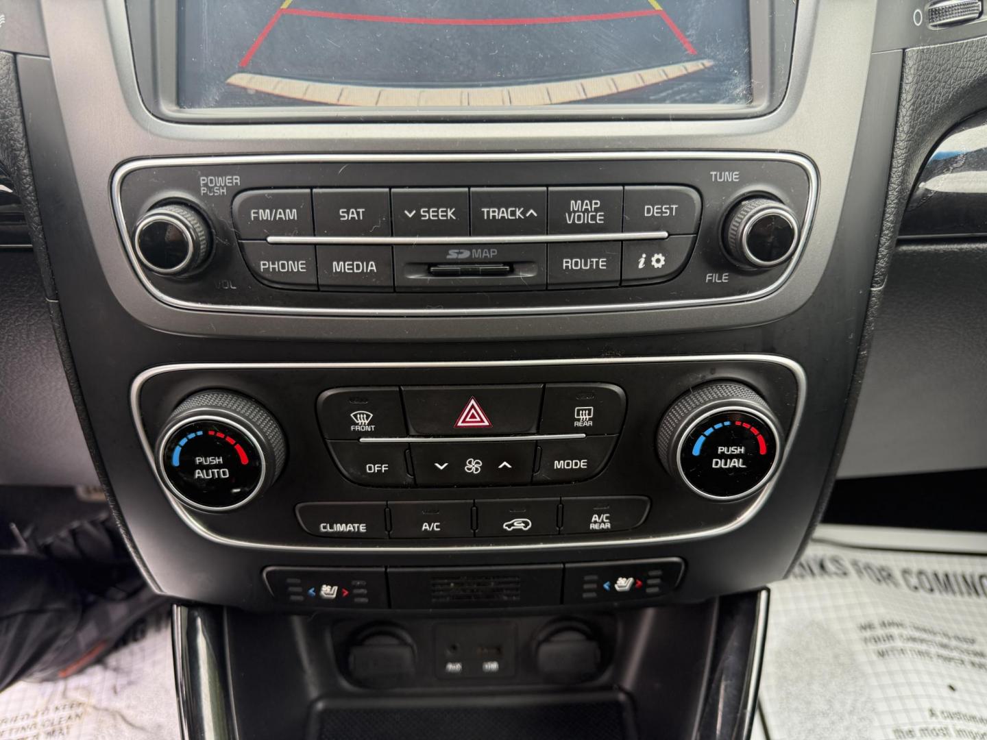 2014 Black /Black Kia Sorento SX V6 AWD (5XYKWDA78EG) with an 3.3L V6 DOHC 24V engine, 6-Speed Automatic transmission, located at 547 E. Main St., Orwell, OH, 44076, (440) 437-5893, 41.535435, -80.847855 - This 2014 Kia Sorento is a fully loaded family hauler. Equipped with Kia's 3.3 GDI V6 and a tried and true 6 speed automatic transmission it can haul 7 people and tow up to 3,500 pounds. On the inside you will find a luxurious leather interior, heated and cooled front seats, a 10 speaker Infinity su - Photo#28