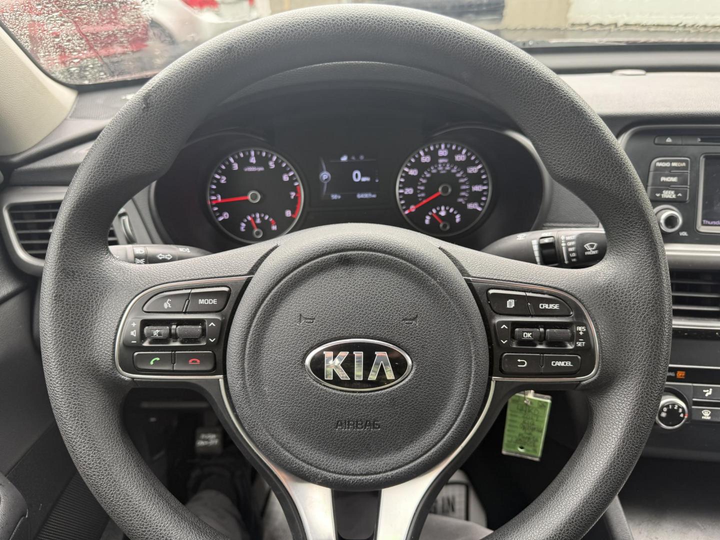2017 Red /Sangria Kia Optima LX FE (5XXGT4L36HG) with an 2.4L I4 DOHC 16V engine, 6A transmission, located at 547 E. Main St., Orwell, OH, 44076, (440) 437-5893, 41.535435, -80.847855 - Photo#19