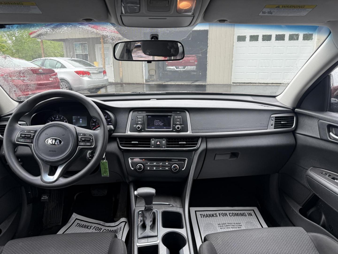 2017 Red /Sangria Kia Optima LX FE (5XXGT4L36HG) with an 2.4L I4 DOHC 16V engine, 6A transmission, located at 547 E. Main St., Orwell, OH, 44076, (440) 437-5893, 41.535435, -80.847855 - Photo#26