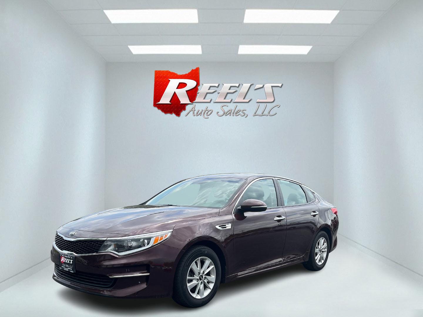 2017 Red /Sangria Kia Optima LX FE (5XXGT4L36HG) with an 2.4L I4 DOHC 16V engine, 6A transmission, located at 547 E. Main St., Orwell, OH, 44076, (440) 437-5893, 41.535435, -80.847855 - Photo#17