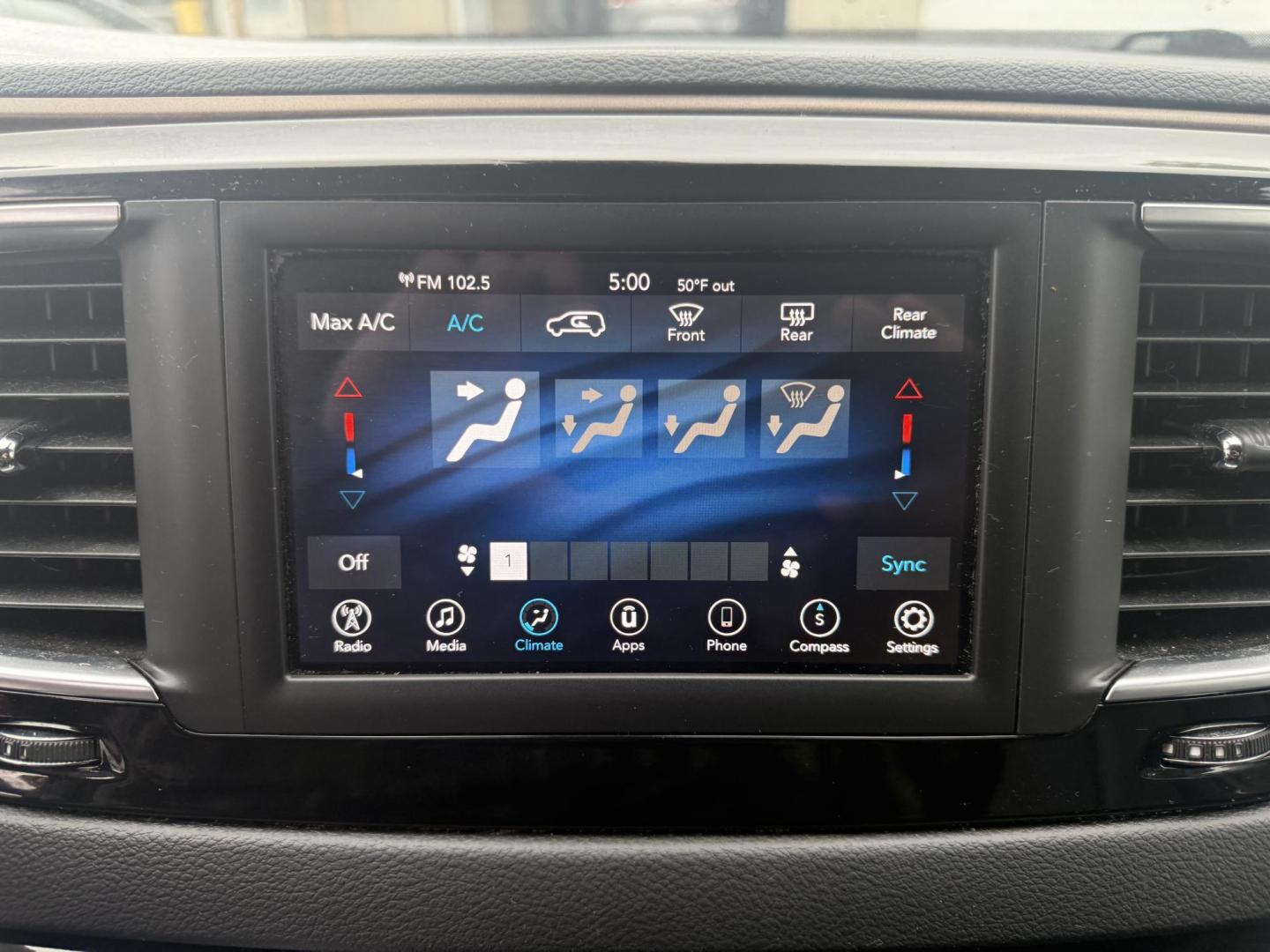 2021 Gray /Black Chrysler Voyager LXI (2C4RC1DG9MR) with an 3.6L V6 DOHC 24V engine, 9A transmission, located at 547 E. Main St., Orwell, OH, 44076, (440) 437-5893, 41.535435, -80.847855 - Photo#16