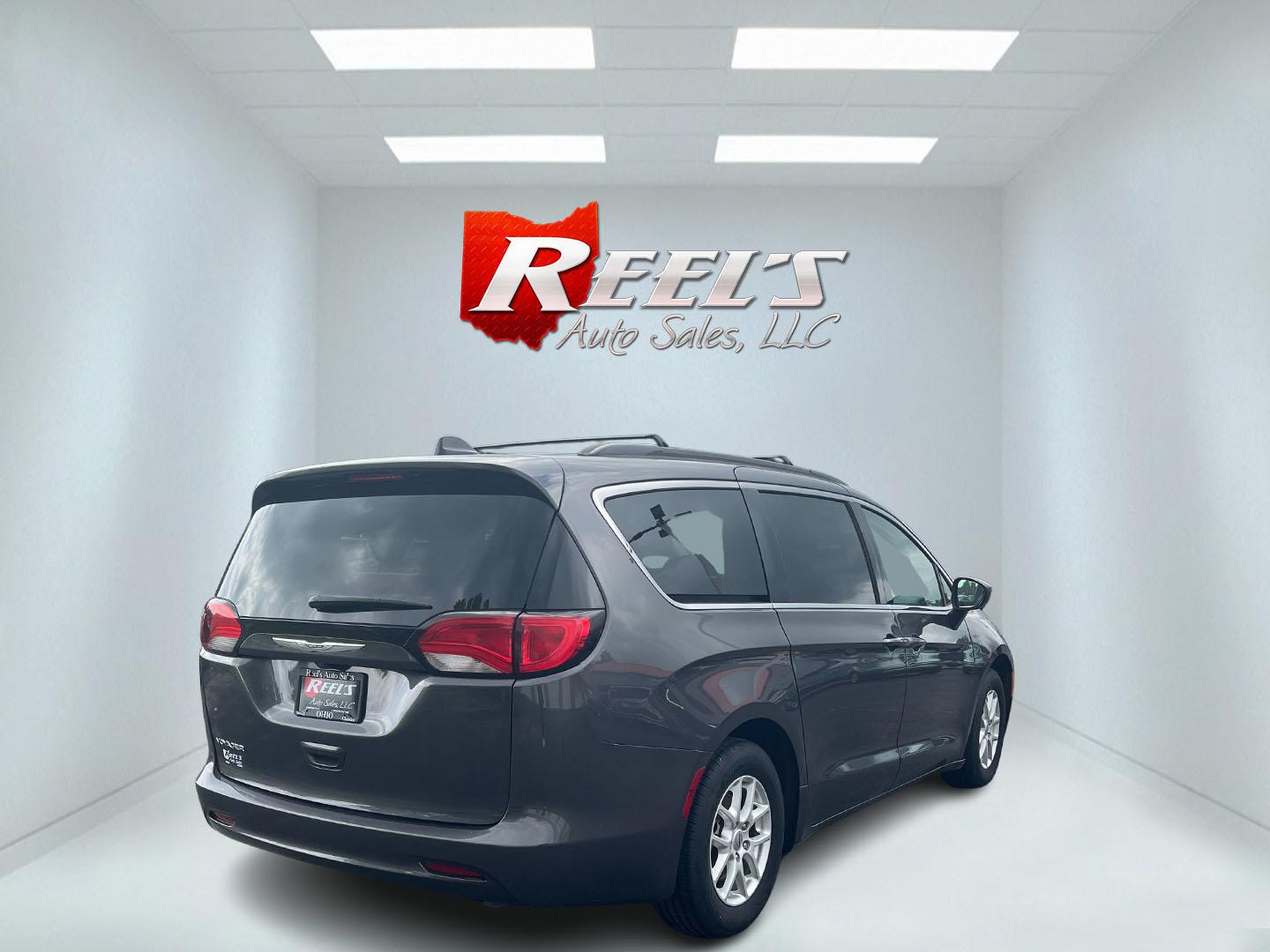 2021 Gray /Black Chrysler Voyager LXI (2C4RC1DG9MR) with an 3.6L V6 DOHC 24V engine, 9A transmission, located at 547 E. Main St., Orwell, OH, 44076, (440) 437-5893, 41.535435, -80.847855 - Photo#41