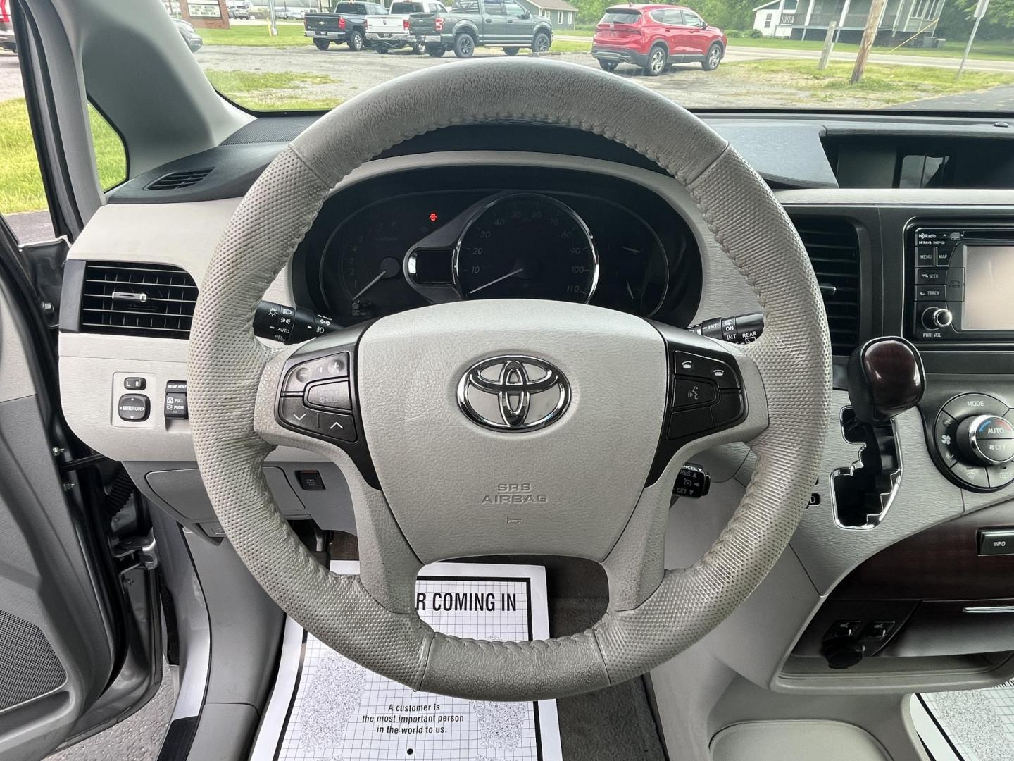 2012 Silver /Gray Toyota Sienna XLE FWD 8-Passsenger V6 (5TDYK3DCXCS) with an 3.5L V6 EFI DOHC 24V engine, 5-Speed Automatic transmission, located at 547 E. Main St., Orwell, OH, 44076, (440) 437-5893, 41.535435, -80.847855 - This One Owner 2012 Toyota Sienna is a reliable and luxurious family hauler. Powered by Toyota's incredible 3.5 V6 engine and 6 speed automatic transmission you'll never be longing for power while passing while achieving a respectable 25 MPG highway. On the inside you will find a leather interior, t - Photo#19
