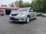 2012 Silver /Gray Toyota Sienna XLE FWD 8-Passsenger V6 (5TDYK3DCXCS) with an 3.5L V6 EFI DOHC 24V engine, 5-Speed Automatic transmission, located at 547 E. Main St., Orwell, OH, 44076, (440) 437-5893, 41.535435, -80.847855 - This One Owner 2012 Toyota Sienna is a reliable and luxurious family hauler. Powered by Toyota's incredible 3.5 V6 engine and 6 speed automatic transmission you'll never be longing for power while passing while achieving a respectable 25 MPG highway. On the inside you will find a leather interior, t - Photo#0