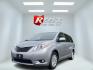2012 Silver /Gray Toyota Sienna XLE FWD 8-Passsenger V6 (5TDYK3DCXCS) with an 3.5L V6 EFI DOHC 24V engine, 5-Speed Automatic transmission, located at 547 E. Main St., Orwell, OH, 44076, (440) 437-5893, 41.535435, -80.847855 - This One Owner 2012 Toyota Sienna is a reliable and luxurious family hauler. Powered by Toyota's incredible 3.5 V6 engine and 6 speed automatic transmission you'll never be longing for power while passing while achieving a respectable 25 MPG highway. On the inside you will find a leather interior, t - Photo#0