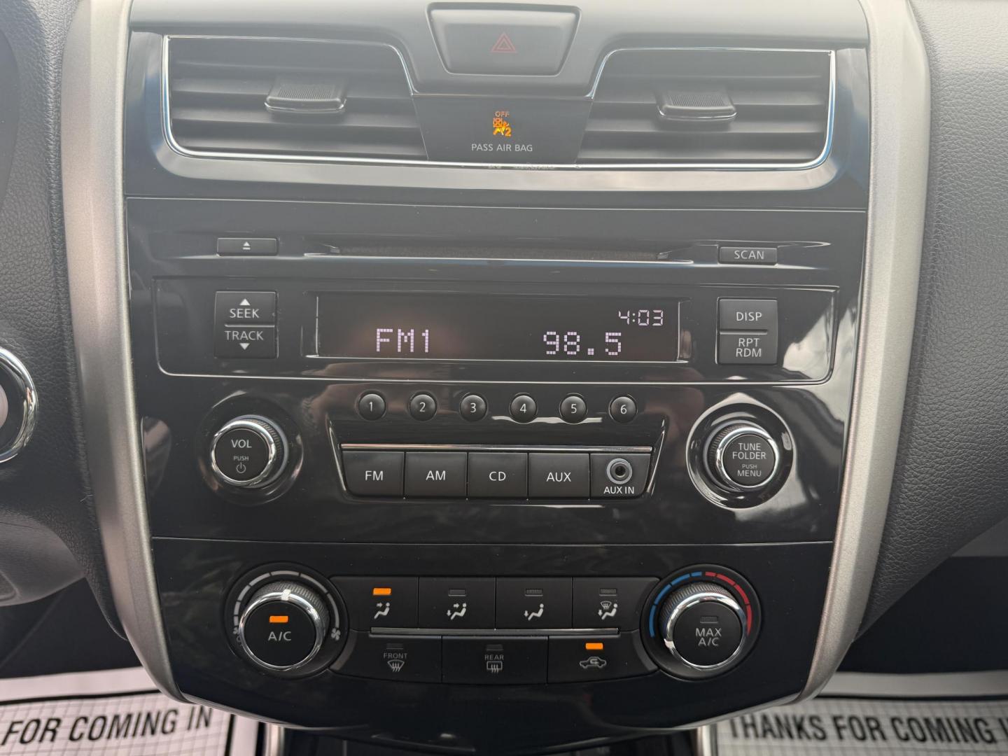 2015 Gray /Black Nissan Altima 2.5 S (1N4AL3AP0FC) with an 2.5L I4 DOHC 16V engine, Automatic transmission, located at 11115 Chardon Rd. , Chardon, OH, 44024, (440) 214-9705, 41.580246, -81.241943 - This One Owner 2015 Nissan Altima is an incredibly fuel efficient commuter sedan. Powered by a 2.5 I4 engine it gets 31 MPG combined and up to 37 MPG highway. On the side you get a power drivers seat, push button start, a sport driving mode, and an aux audio input. This Altima is fully serviced and - Photo#23