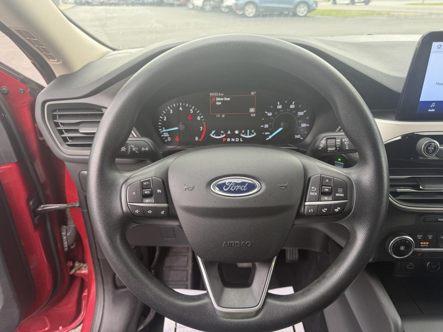 2020 Red /Black Ford Escape SE AWD (1FMCU9G68LU) with an 1.5L I3 DOHC 12V TURBO engine, 8-Speed Automatic transmission, located at 11115 Chardon Rd. , Chardon, OH, 44024, (440) 214-9705, 41.580246, -81.241943 - This 2020 Ford Escape SE is a modern and fuel efficient SUV. Equipped with a 1.5 I3 Turbocharged EcoBoost engine and a 8 speed automatic transmission this Escape achieves a very impressive 28 MPG combined and 31 MPG highway. On the inside it has a power drivers seat, heated front seats and, automati - Photo#21